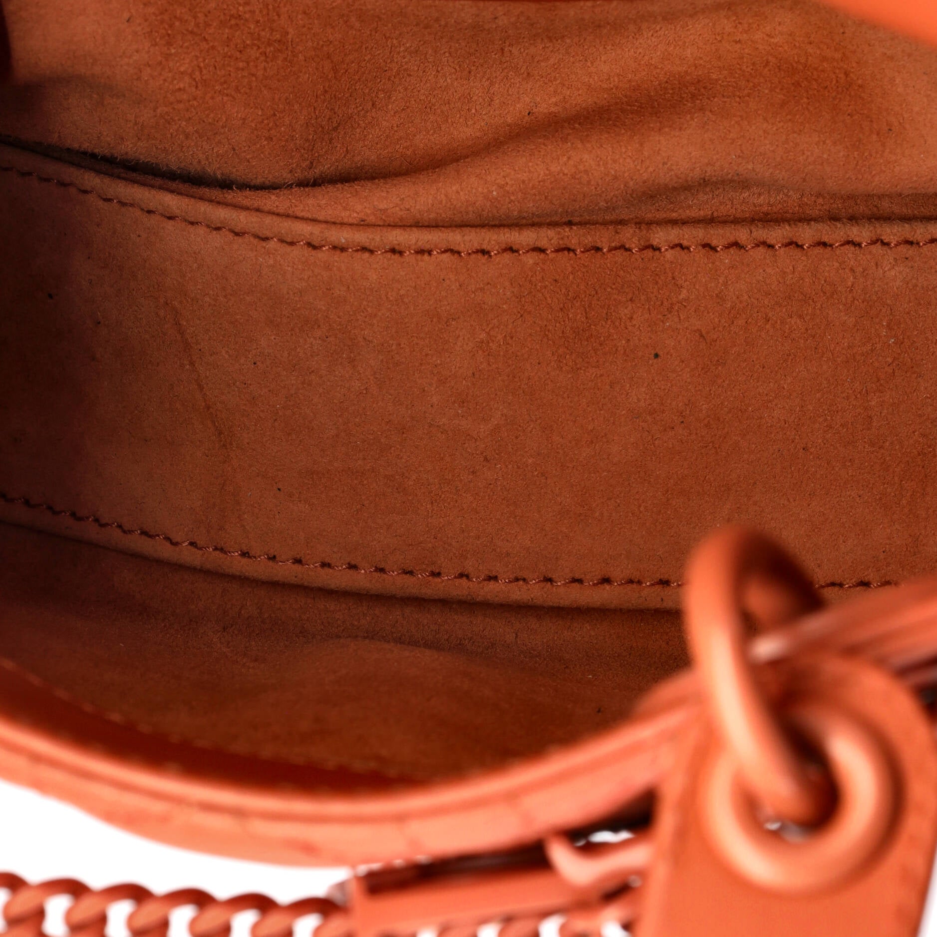 Pre-Loved Christian Dior Ultra Matte Lady Dior Chain Bag Cannage Quilt Calfskin Mini - Image 5