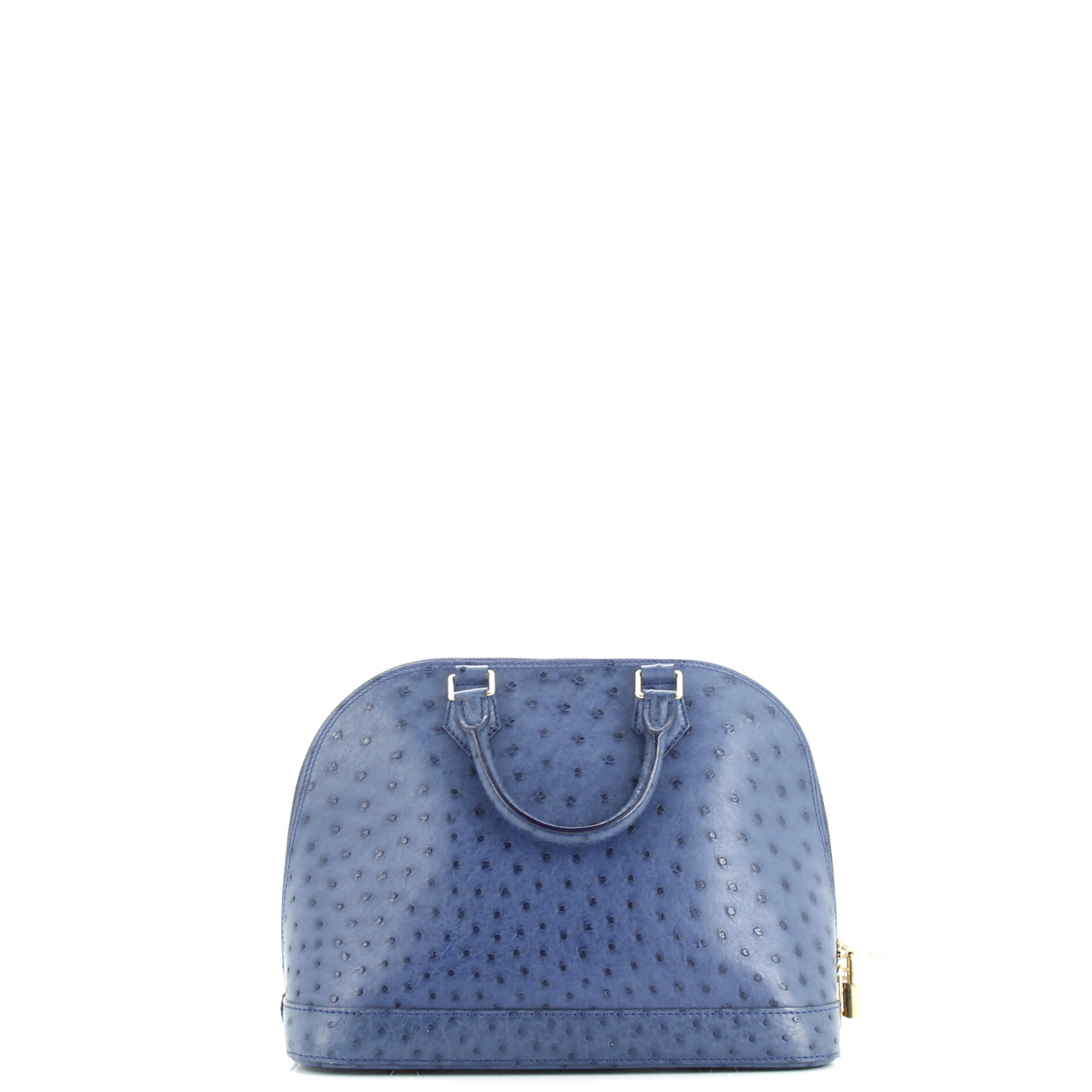 Pre-Loved Louis Vuitton Alma Handbag Ostrich PM - Image 3