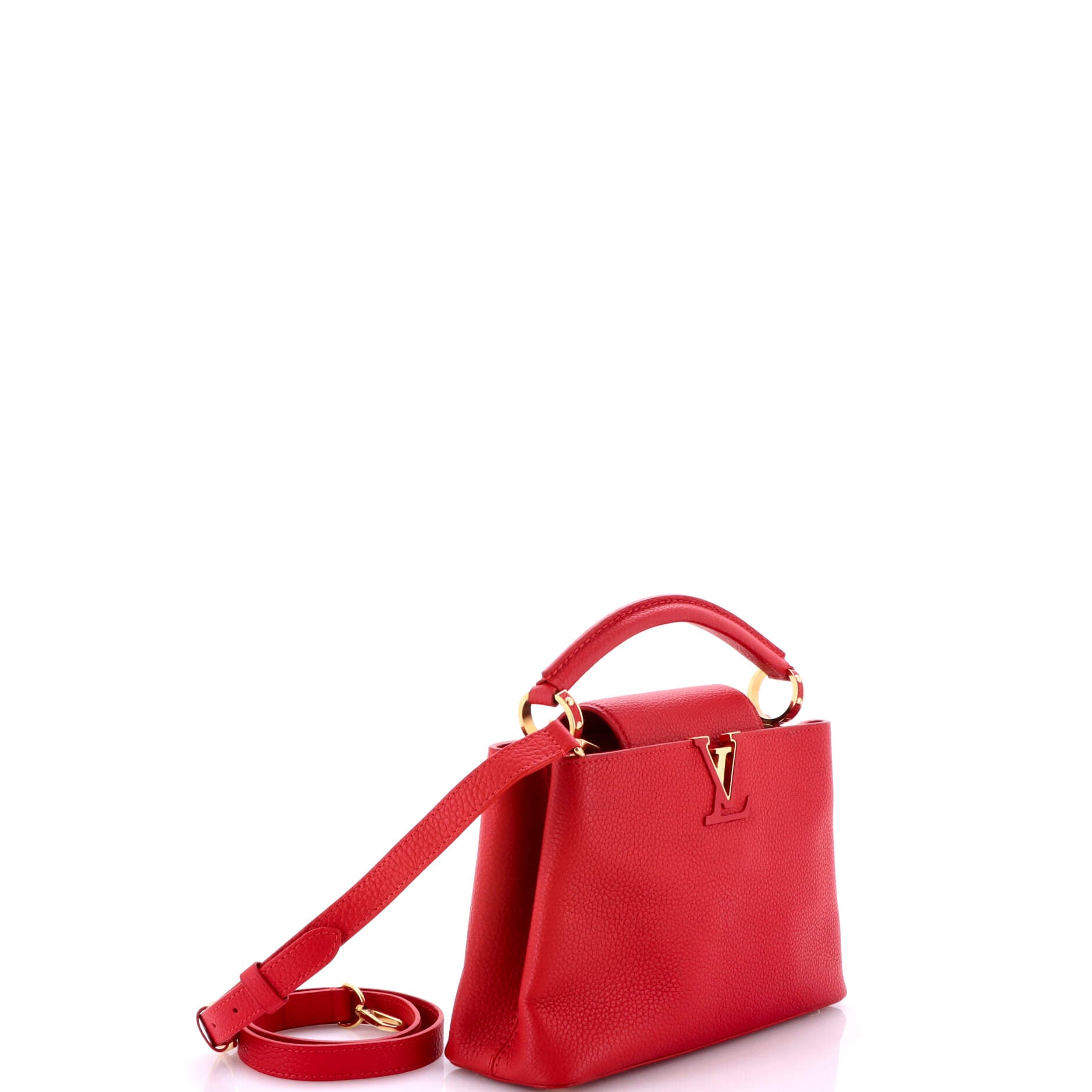 Pre-Loved Louis Vuitton Capucines Bag Leather BB - Image 2