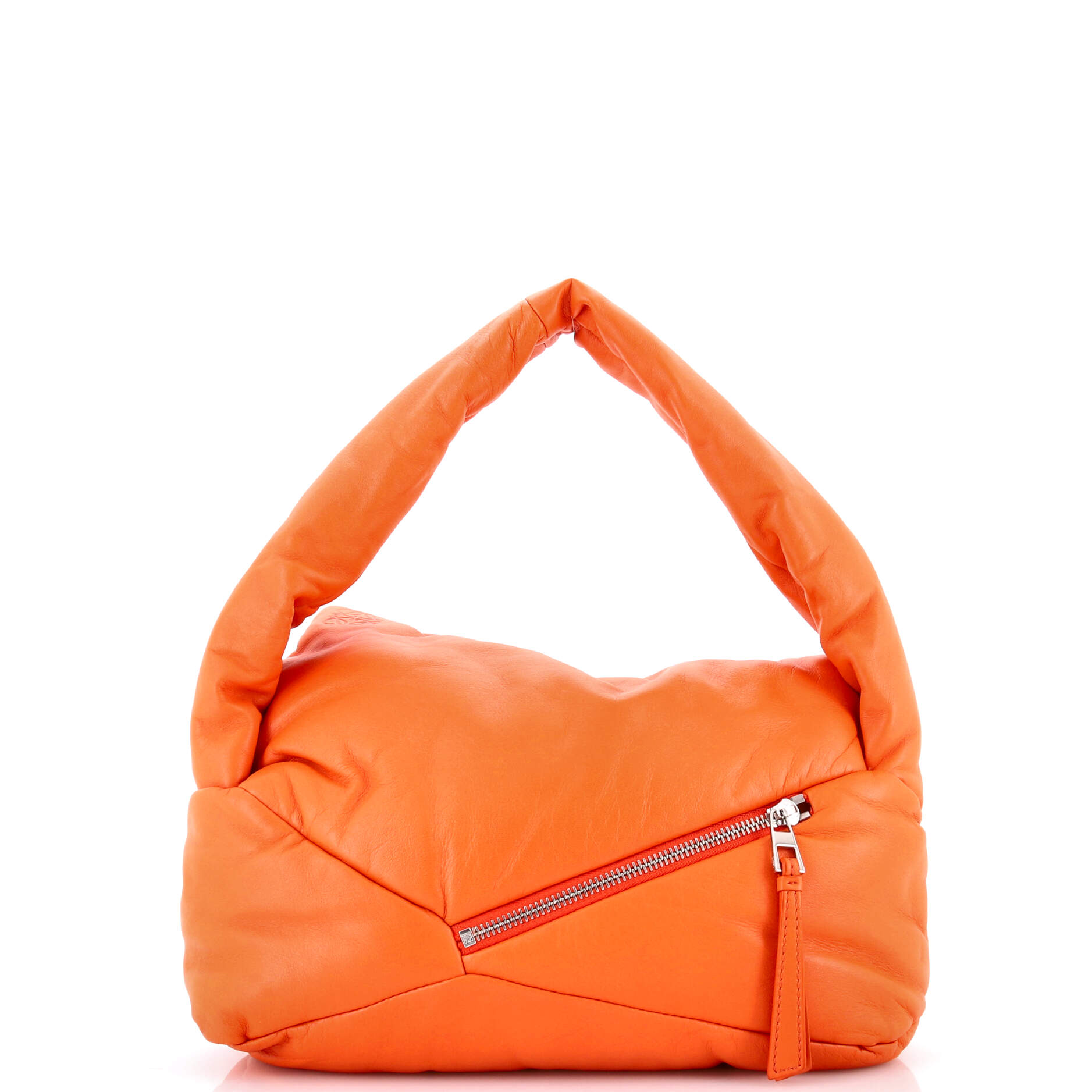Pre-Loved Loewe Puffer Puzzle Hobo Leather - Image 3