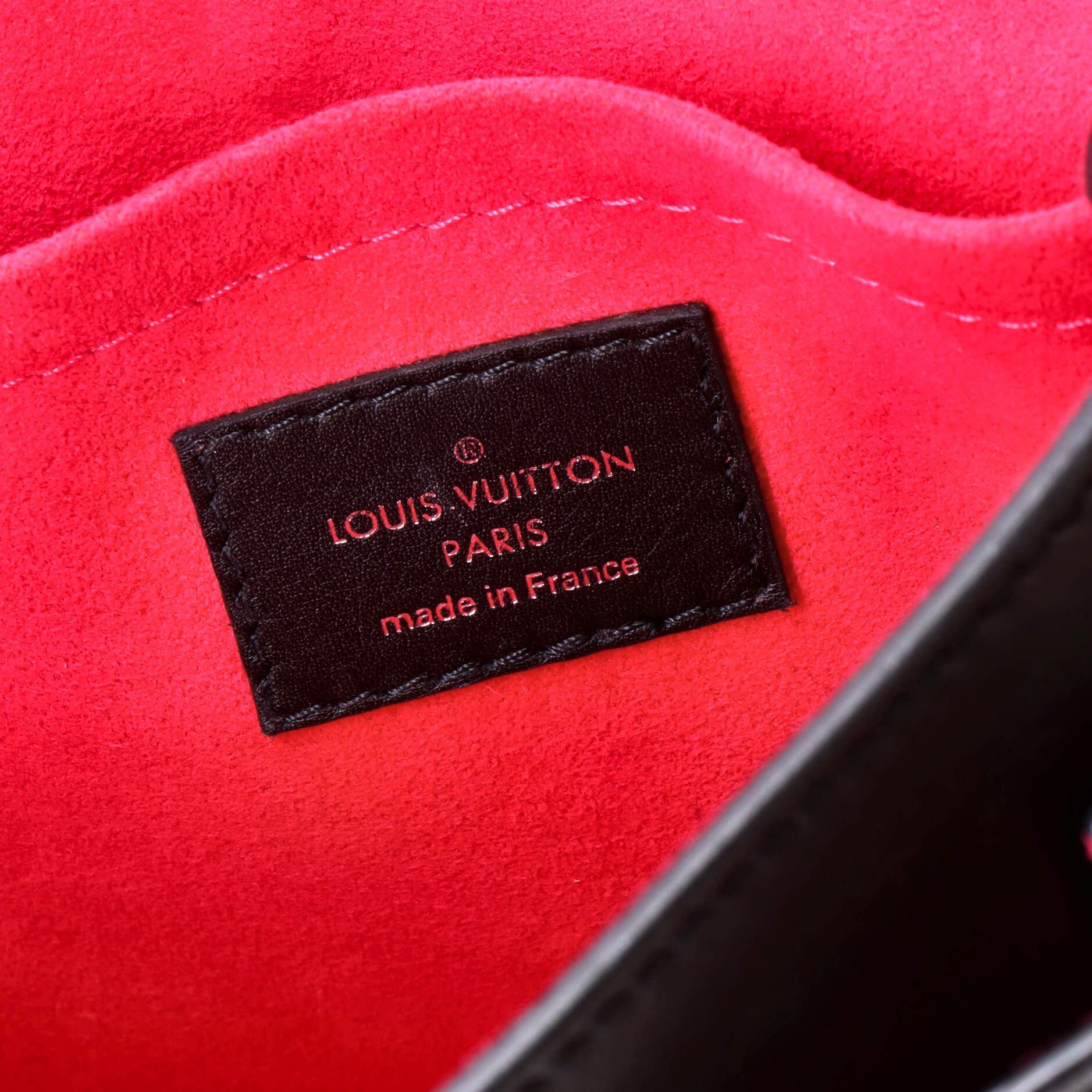 Pre-Loved Louis Vuitton Mylockme Handbag Limited Edition Pin Embellished Leather BB - Image 6