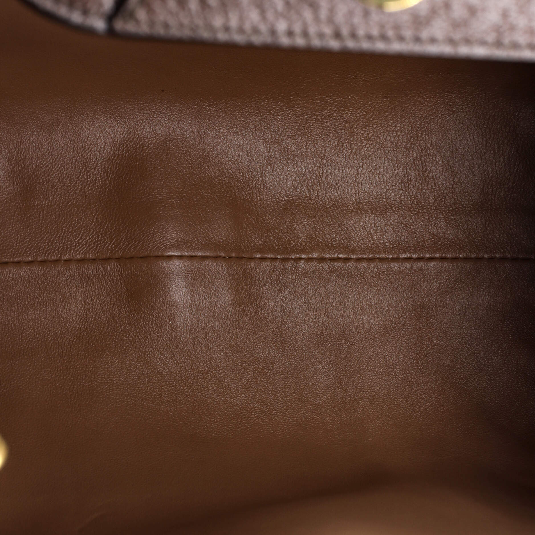 Pre-Loved Gucci Diana NM Bamboo Handle Tote Jumbo GG Canvas Small - Image 5