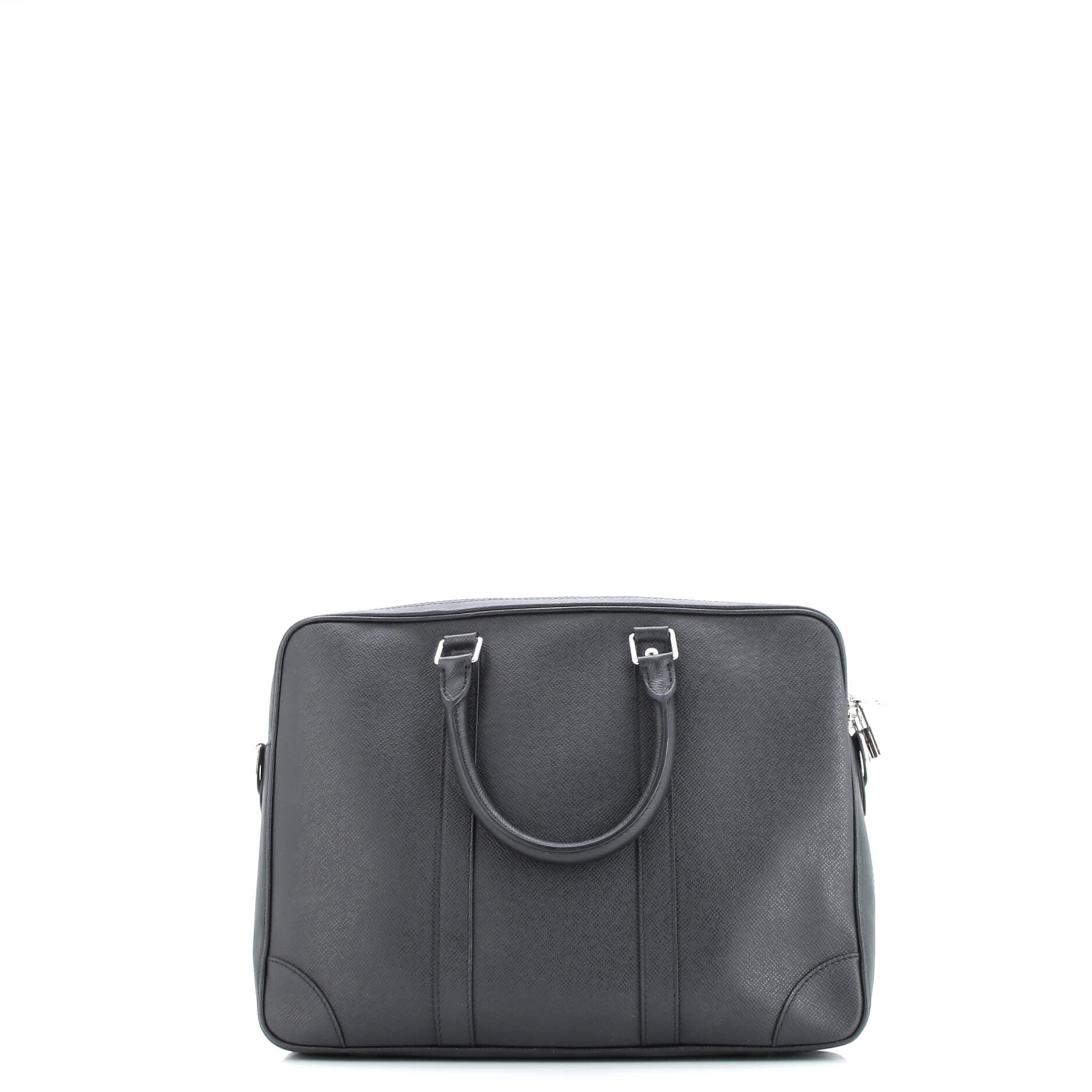 Pre-Loved Louis Vuitton Porte-Documents Voyage Briefcase Taiga Leather PM - Image 3