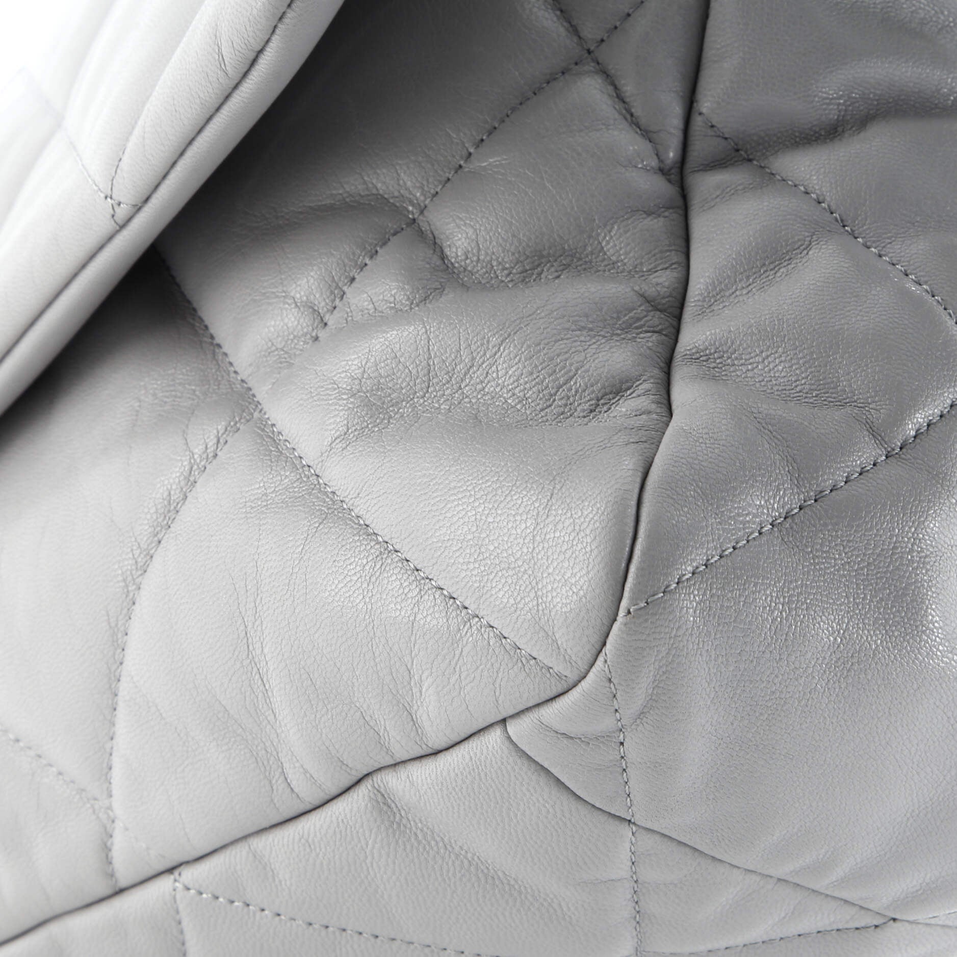 Pre-Loved Chanel 19 Flap Bag Quilted Leather Maxi - Image 7