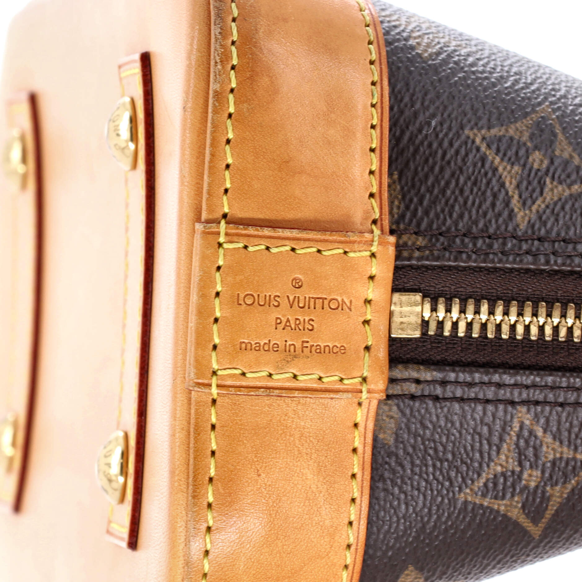 Pre-Loved Louis Vuitton Alma Handbag Monogram Canvas BB - Image 8