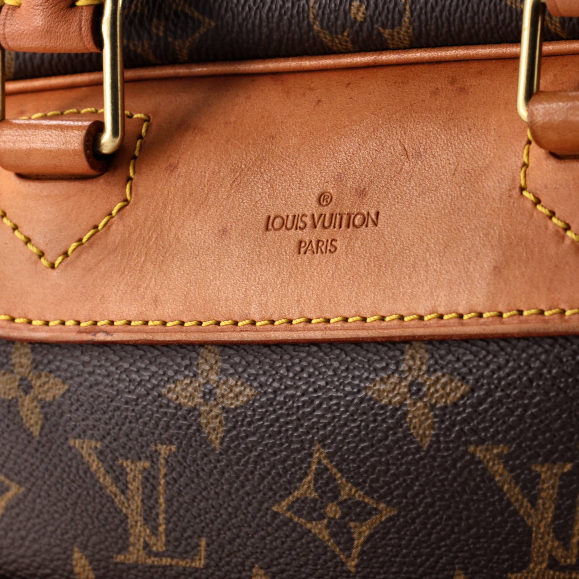 Pre-Loved Louis Vuitton Deauville Handbag Monogram Canvas - Image 6