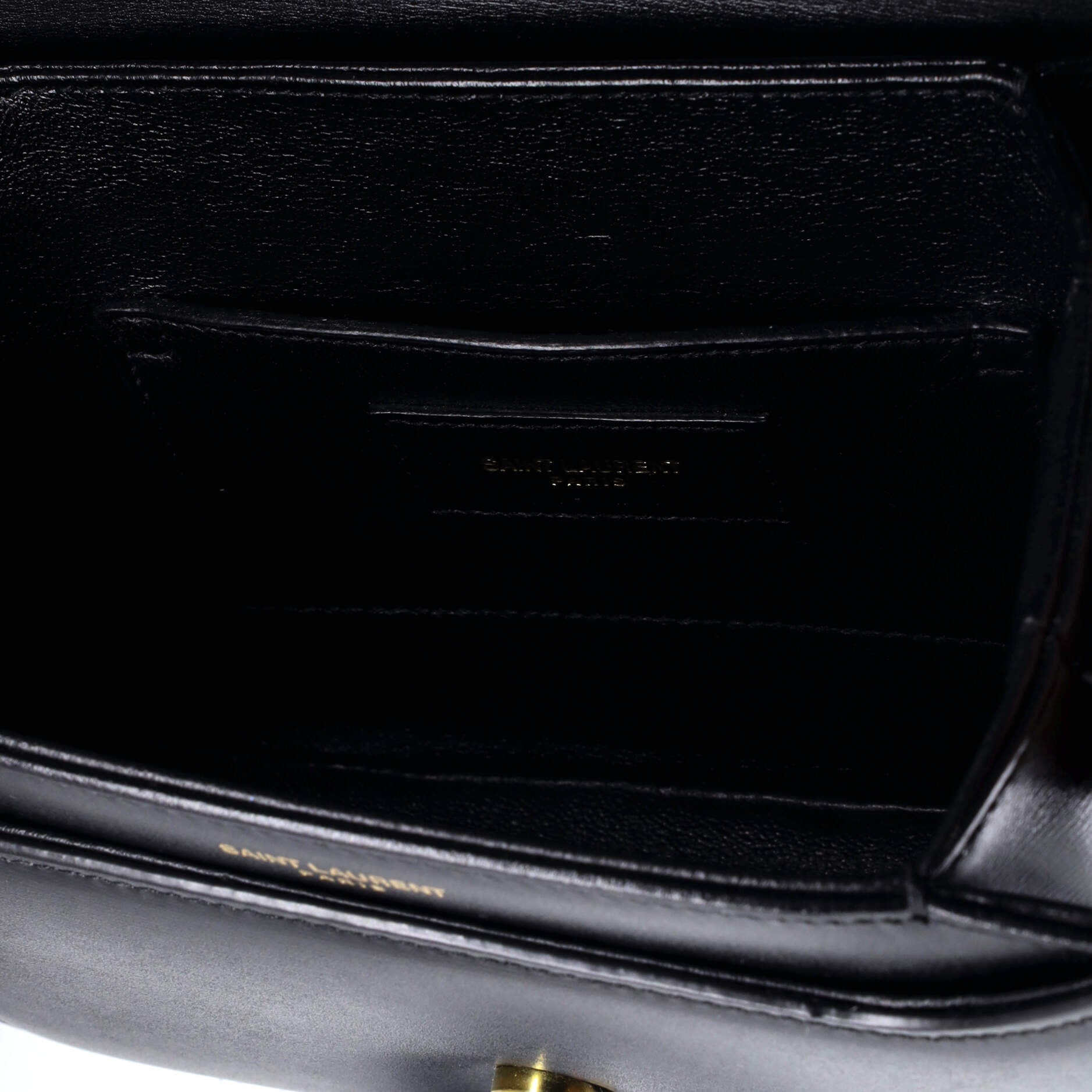 Pre-Loved Saint Laurent Le 61 Saddle Bag Leather Small - Image 5