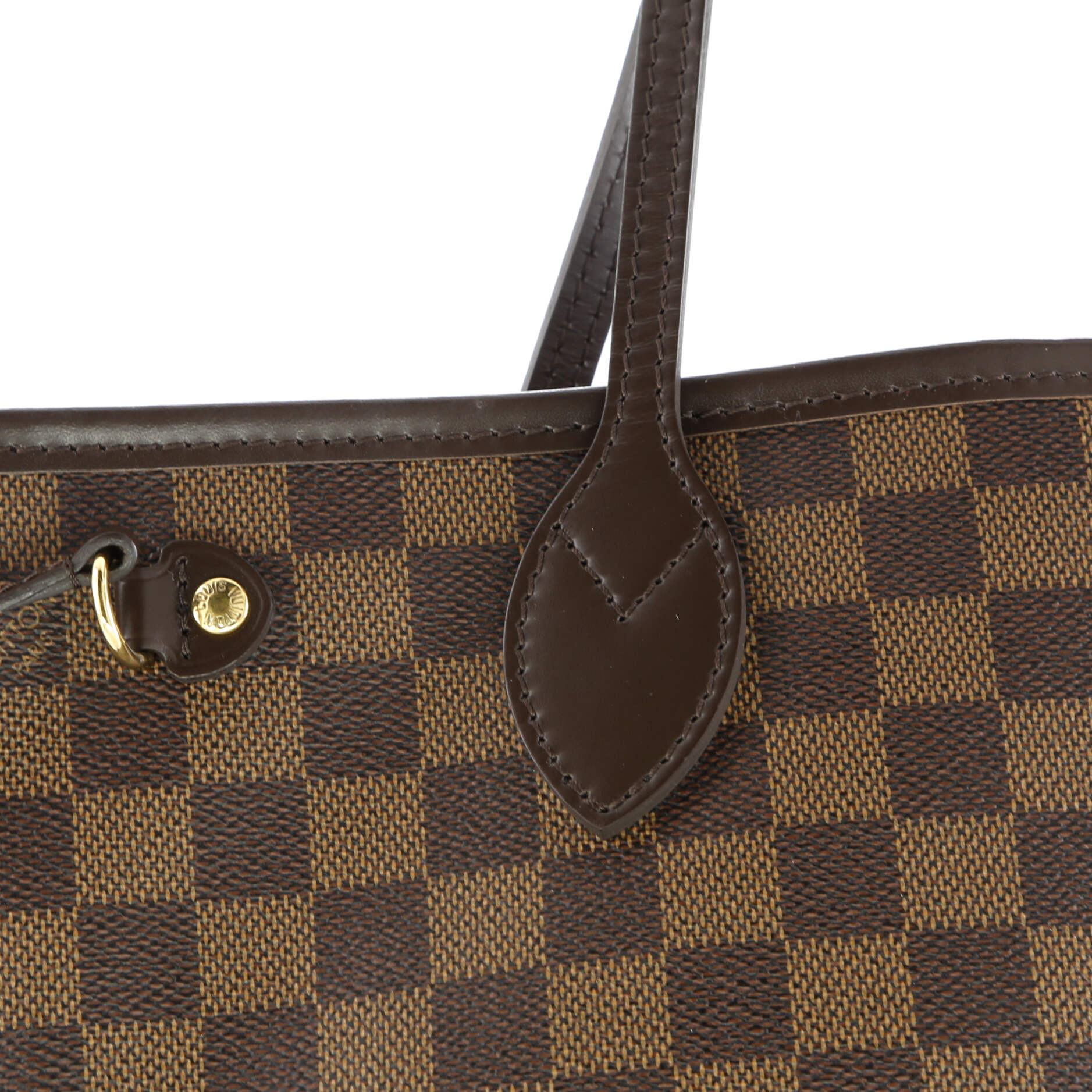 Pre-Loved Louis Vuitton Neverfull NM Tote Damier PM - Image 6