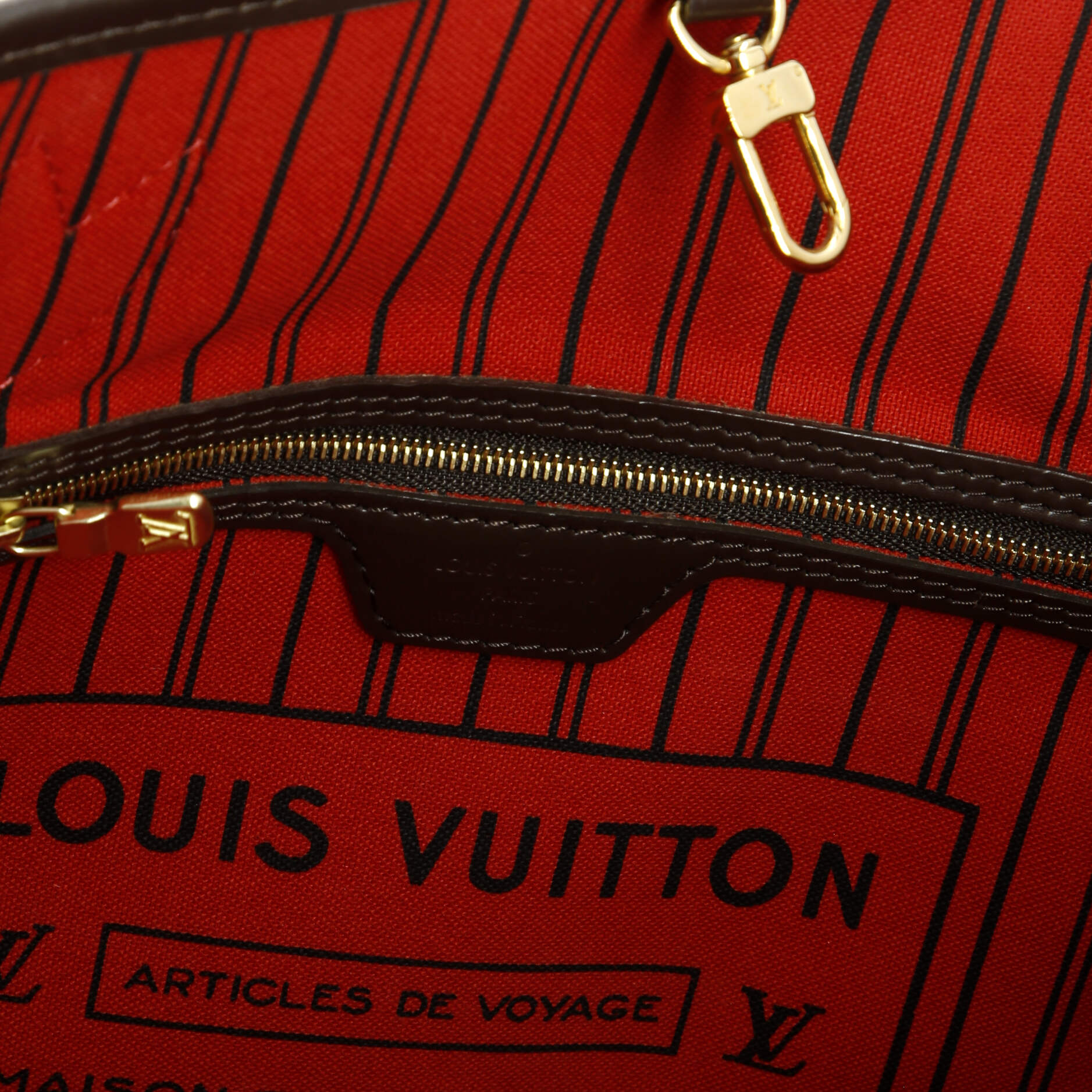 Pre-Loved Louis Vuitton Neverfull NM Tote Damier PM - Image 8