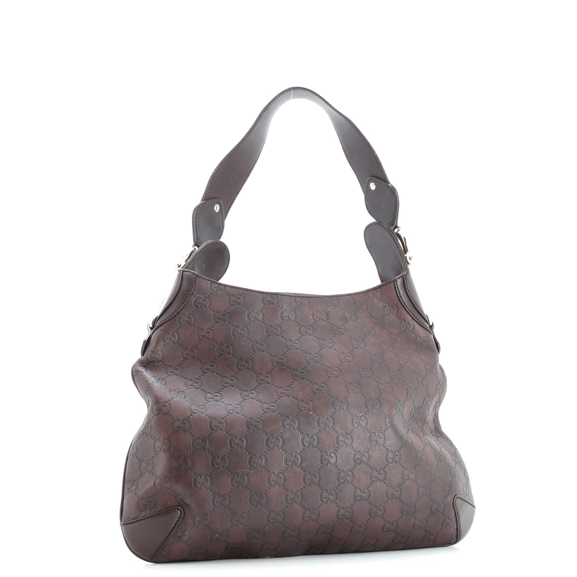 Pre-Loved Gucci Creole Hobo Guccissima Leather Medium - Image 4