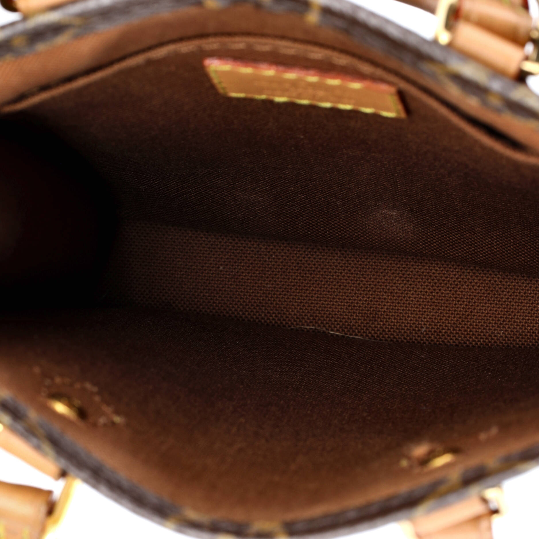 Pre-Loved Louis Vuitton Petit Sac Plat Bag Monogram Canvas - Image 5