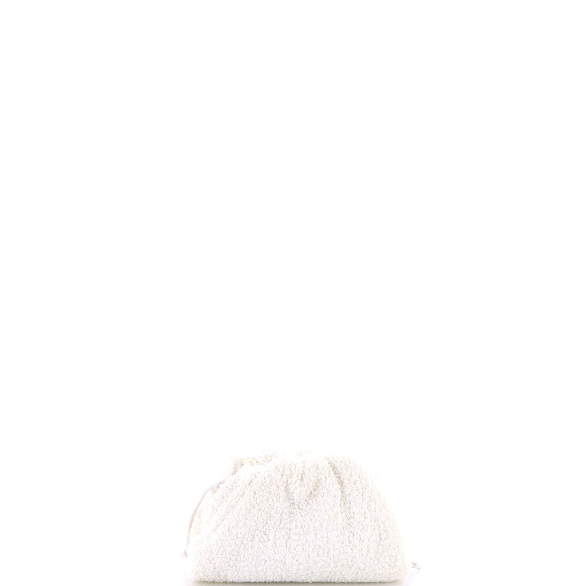 Pre-Loved Bottega Veneta The Pouch Curly Raffia Mini - Image 3