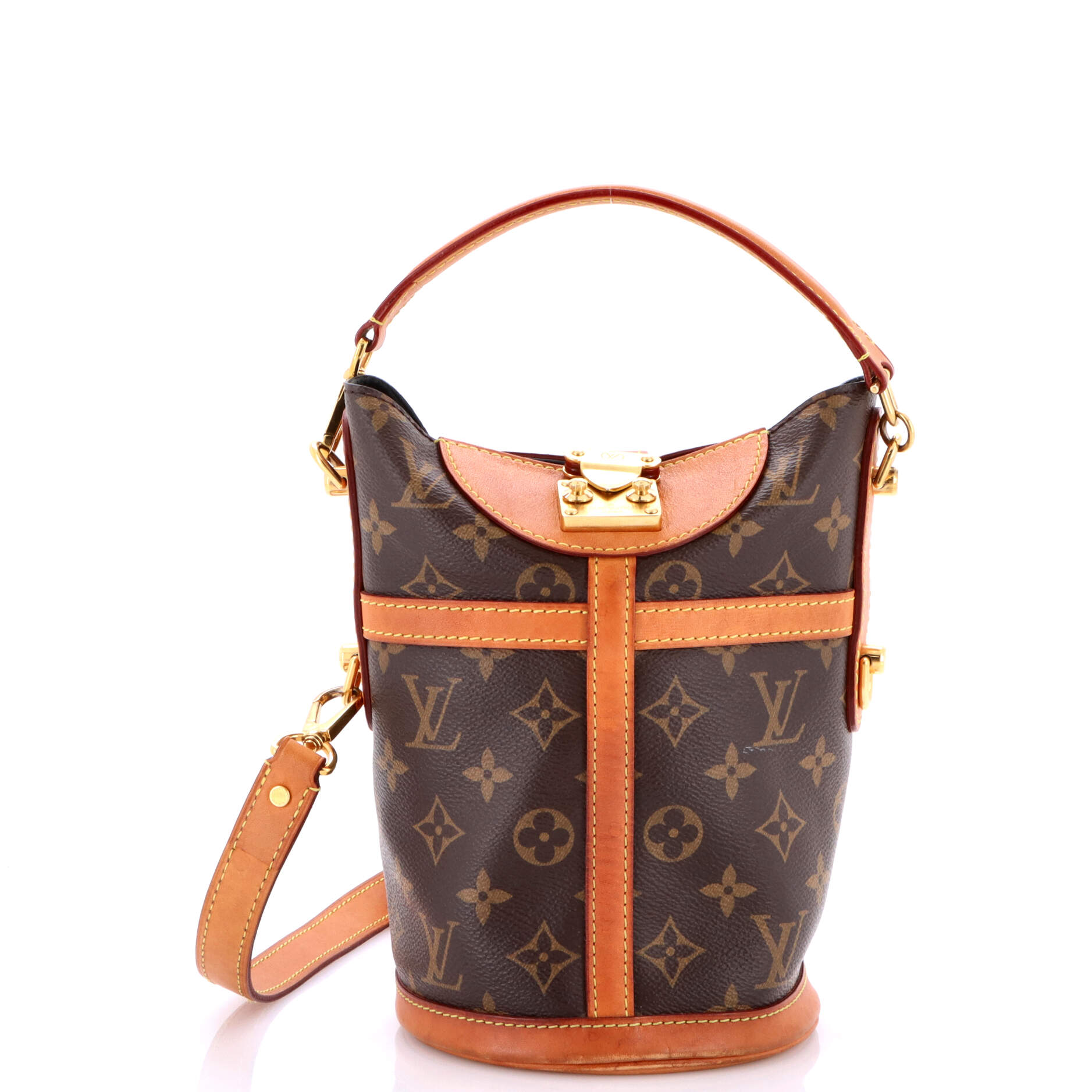 Pre-Loved Louis Vuitton Duffle Handbag Monogram Canvas