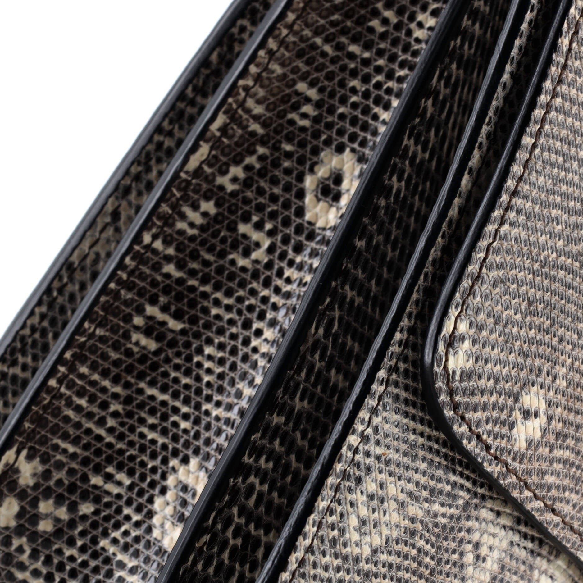 Pre-Loved Celine Classic Box Bag Lizard Medium - Image 6