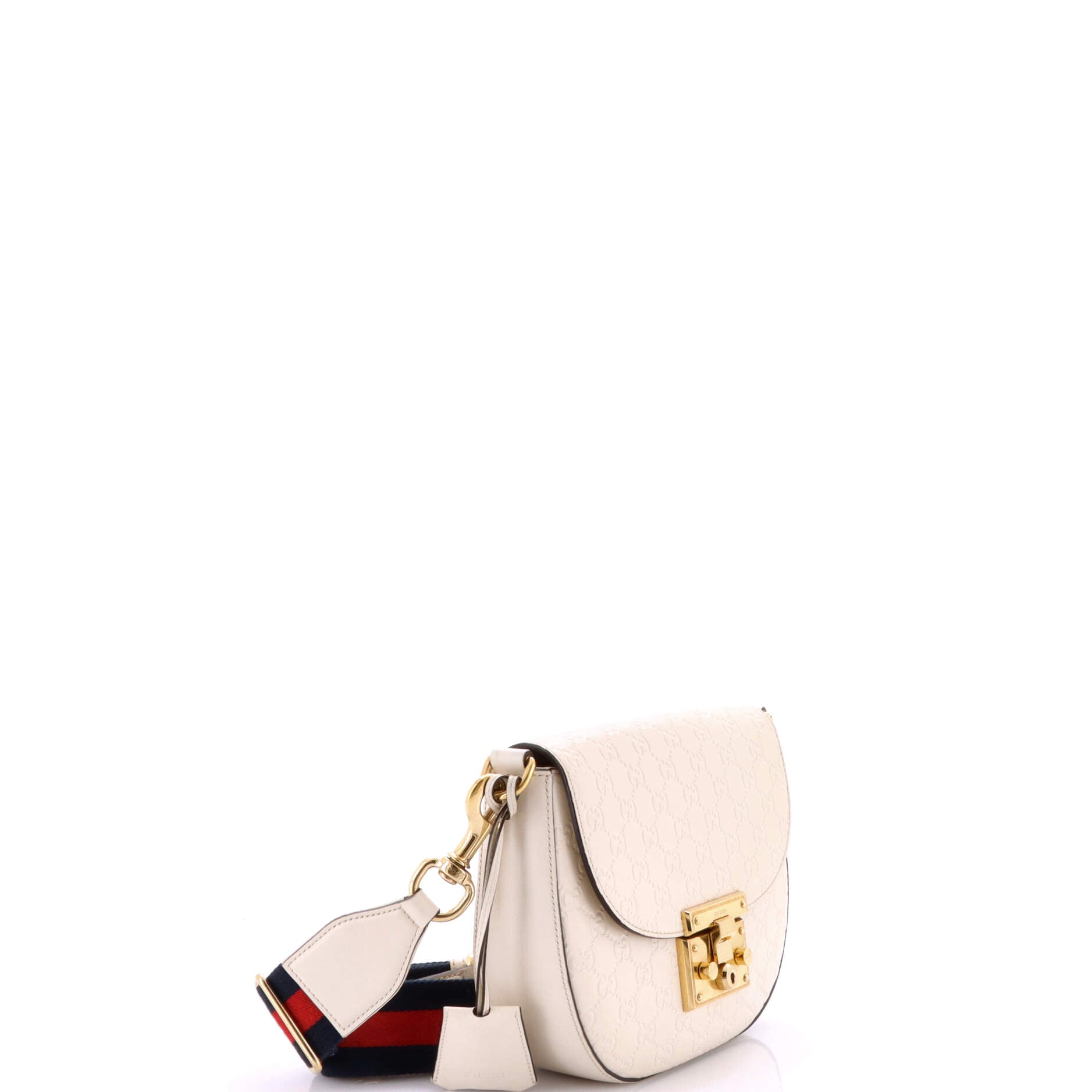 Pre-Loved Gucci Padlock Saddle Shoulder Bag Guccissima Leather Medium - Image 2