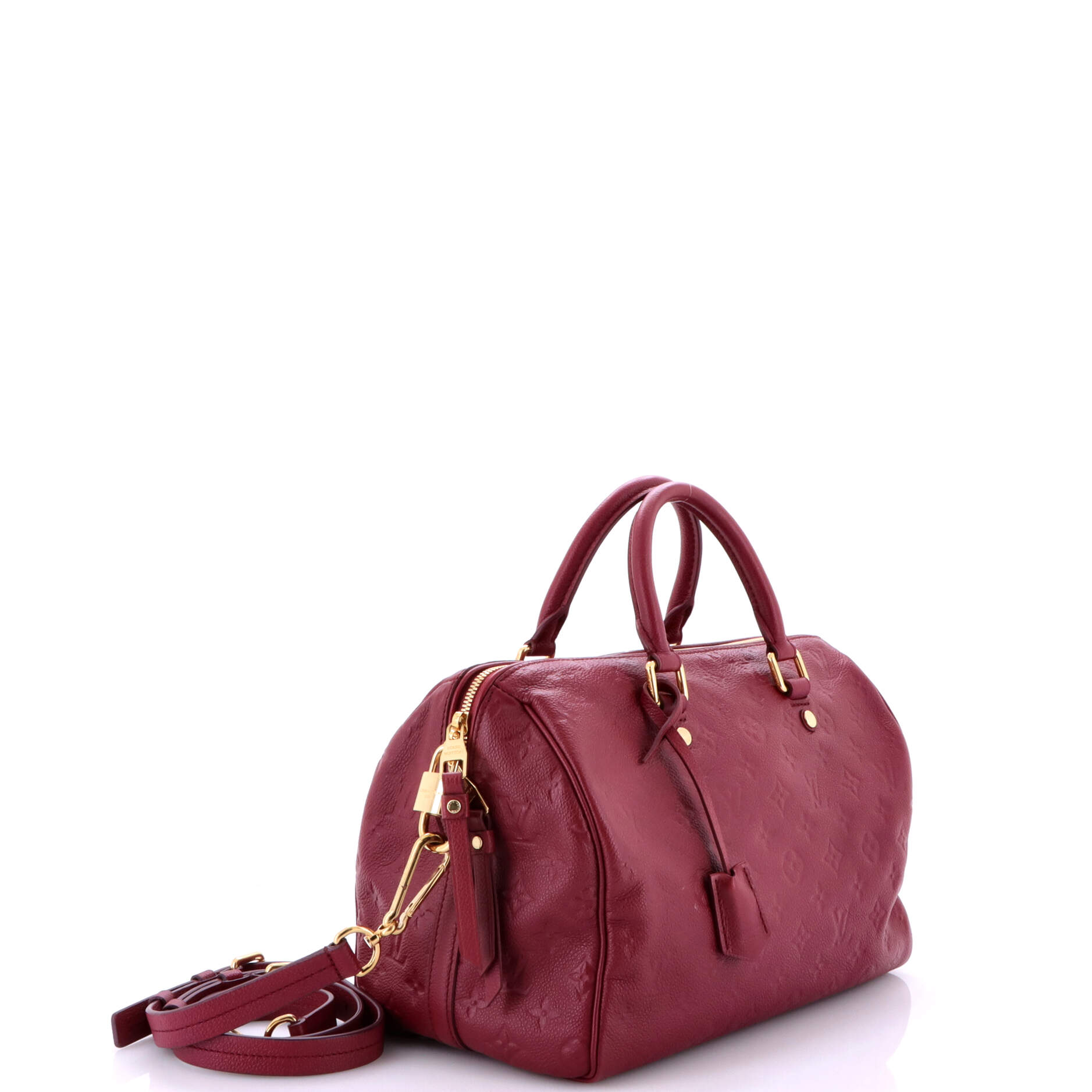 Pre-Loved Louis Vuitton Speedy Bandouliere Bag Monogram Empreinte Leather 30 - Image 2