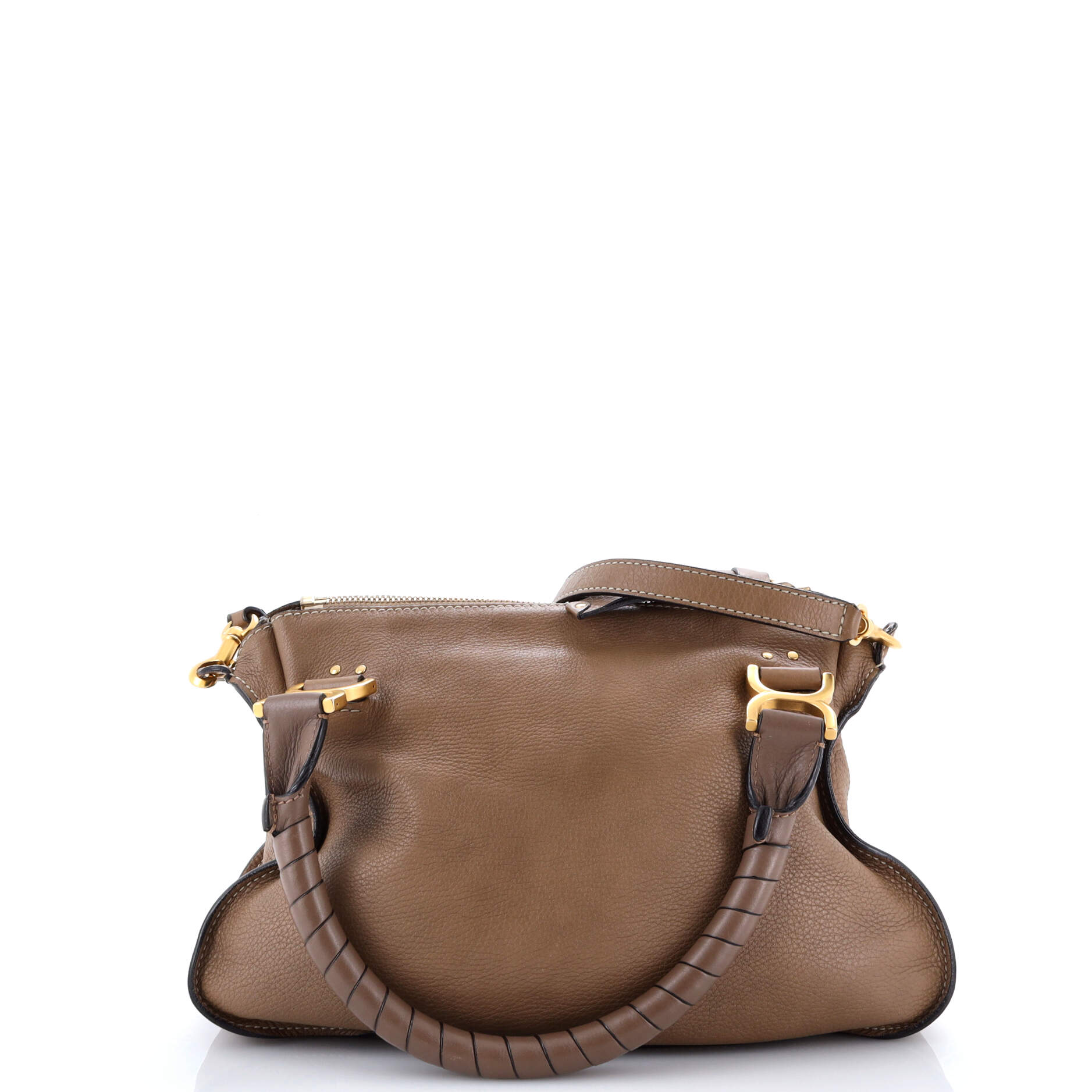 Pre-Loved Chloe Marcie Satchel Leather Small - Image 3