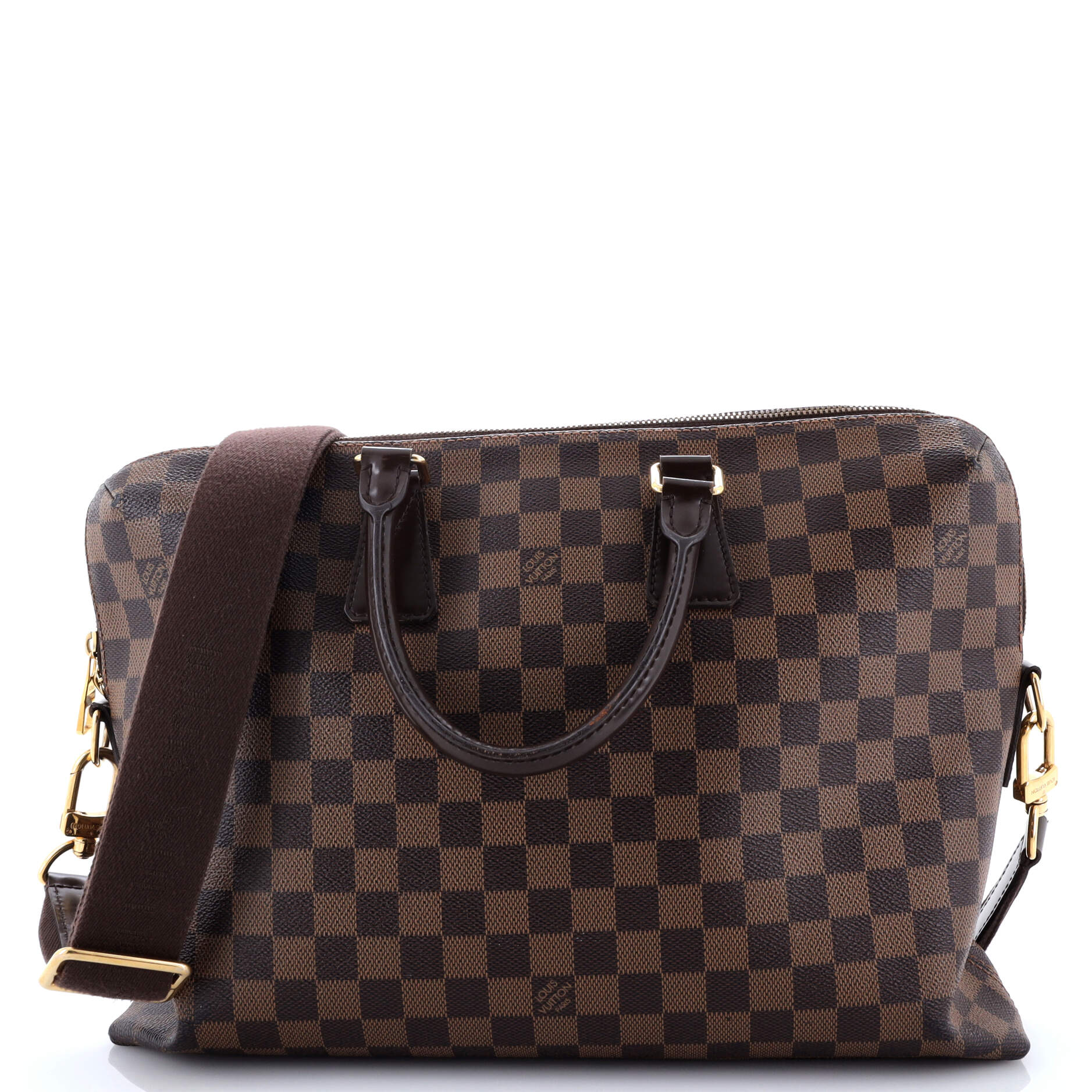 Pre-Loved Louis Vuitton Porte-Documents Jour Bag Damier