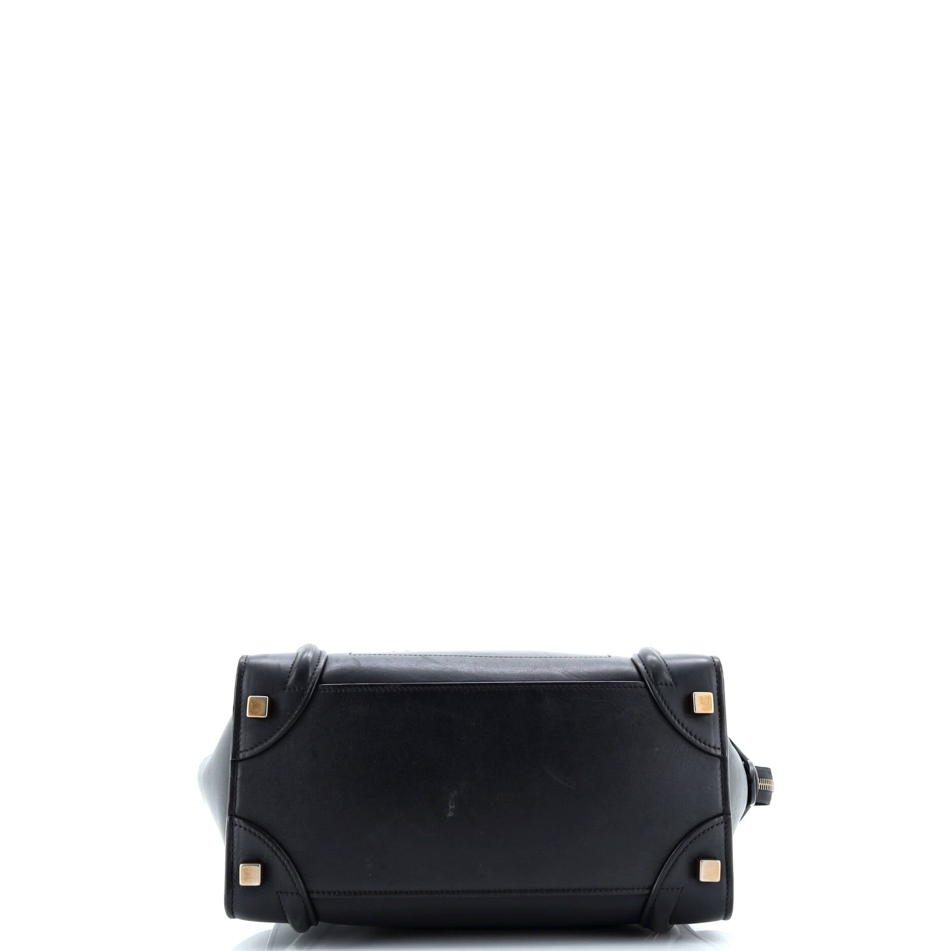 Pre-Loved Celine Luggage Bag Smooth Leather Micro - Image 4