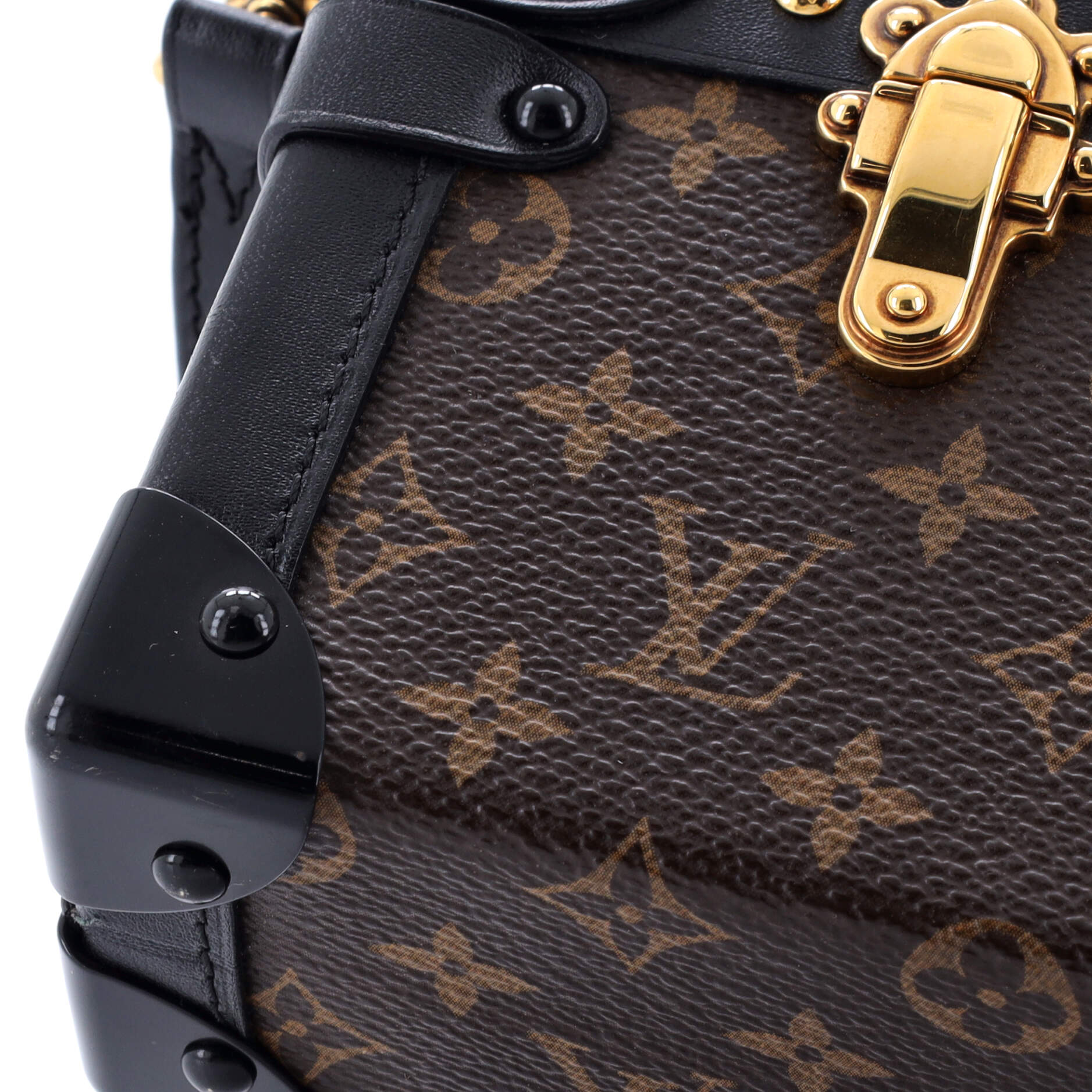 Pre-Loved Louis Vuitton Petite Malle Handbag Monogram Canvas - Image 6