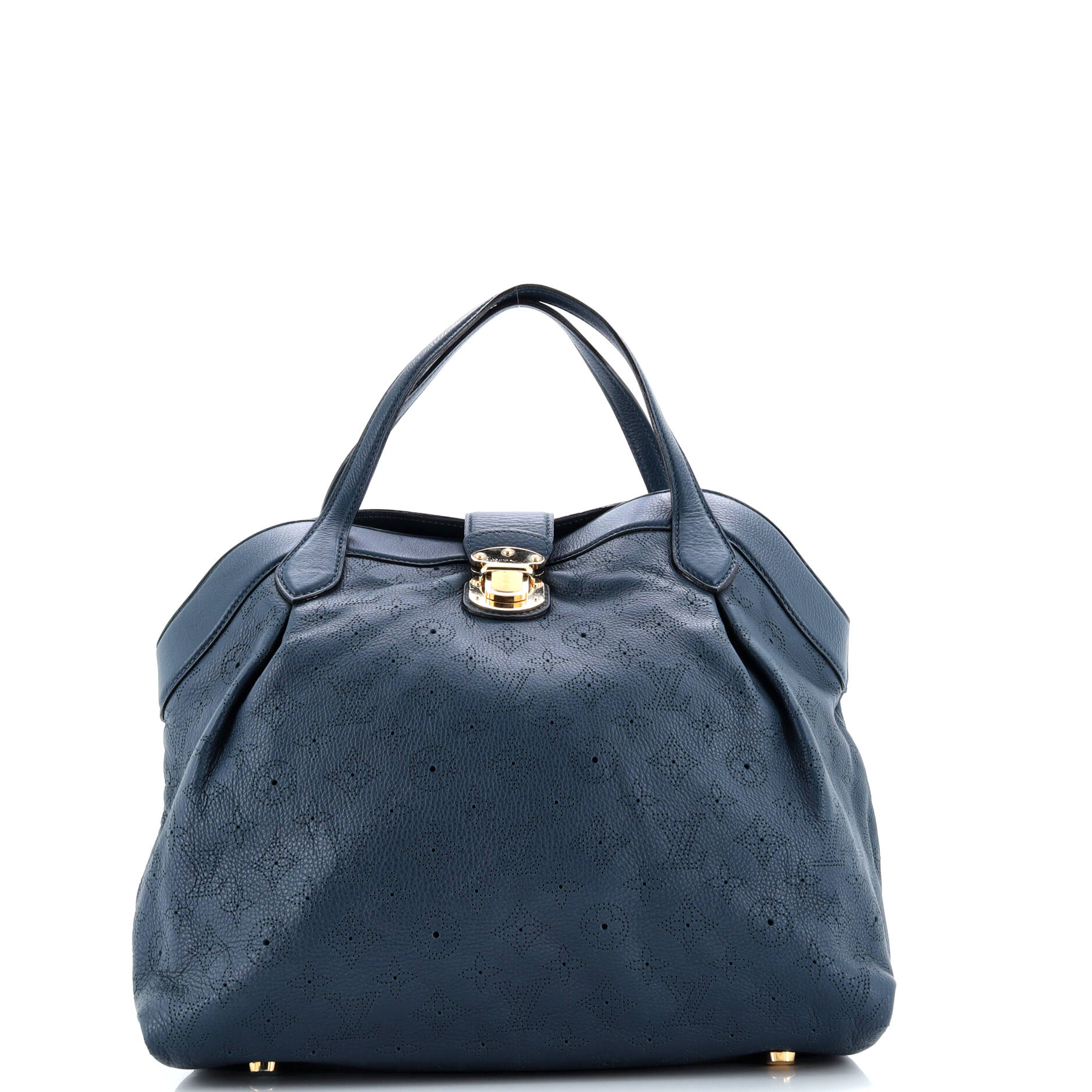 Pre-Loved Louis Vuitton Cirrus Handbag Mahina Leather MM