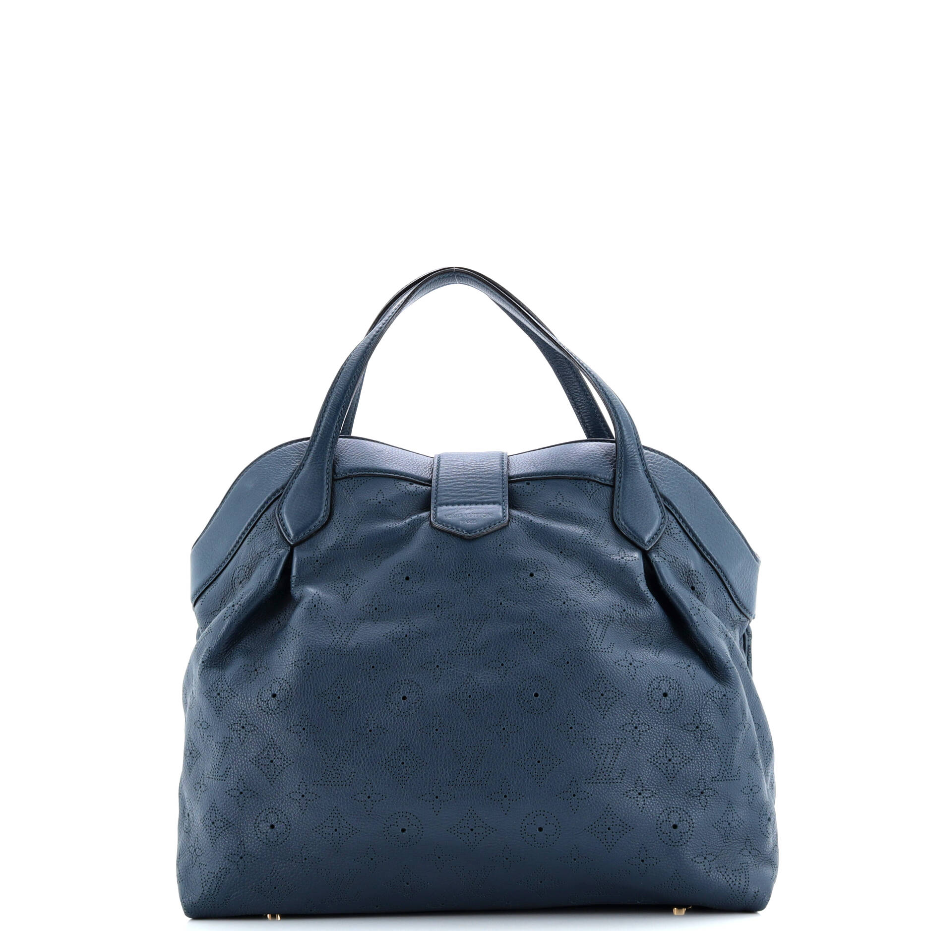 Pre-Loved Louis Vuitton Cirrus Handbag Mahina Leather MM - Image 3