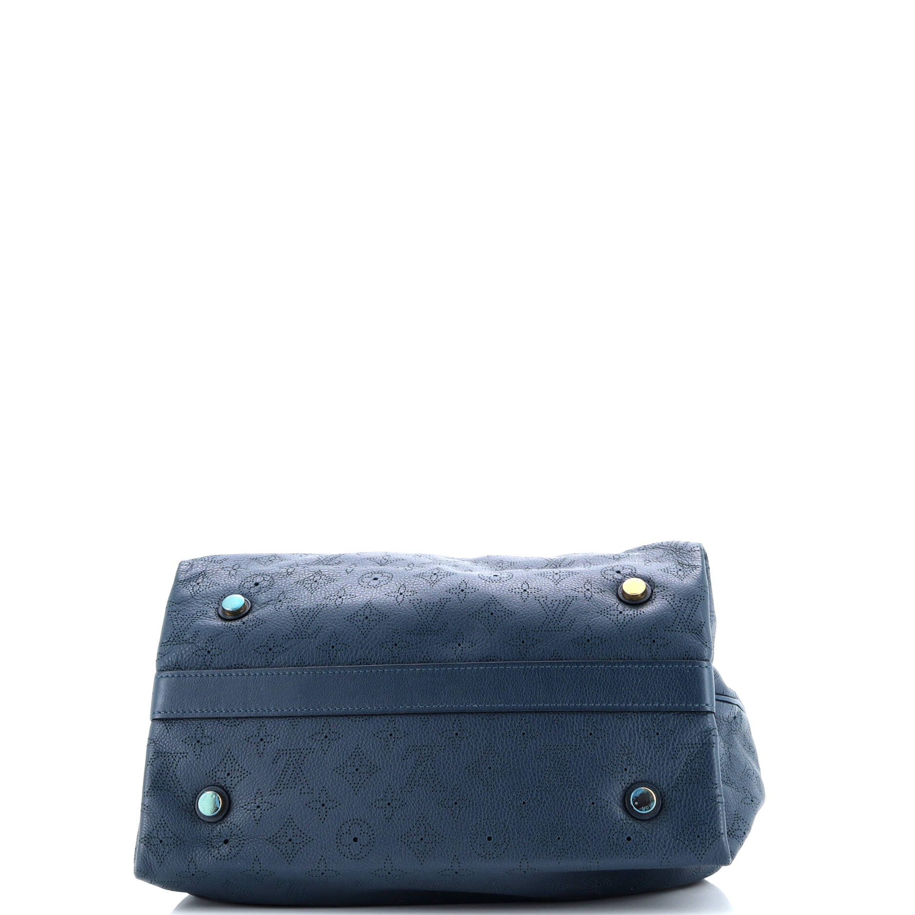 Pre-Loved Louis Vuitton Cirrus Handbag Mahina Leather MM - Image 4