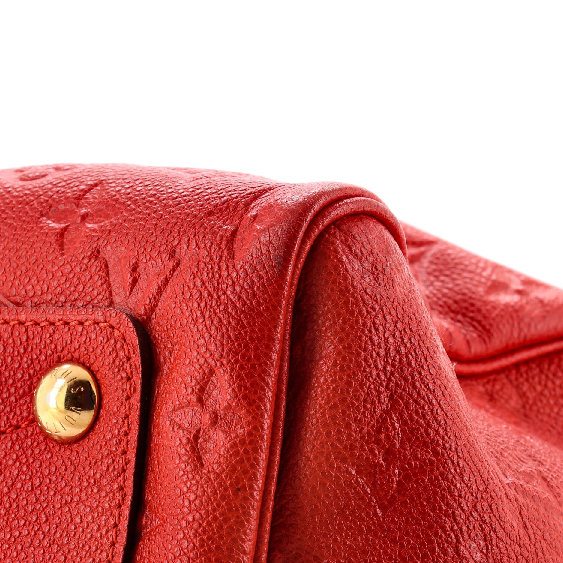 Pre-Loved Louis Vuitton Speedy Bandouliere Bag Monogram Empreinte Leather 30 - Image 6