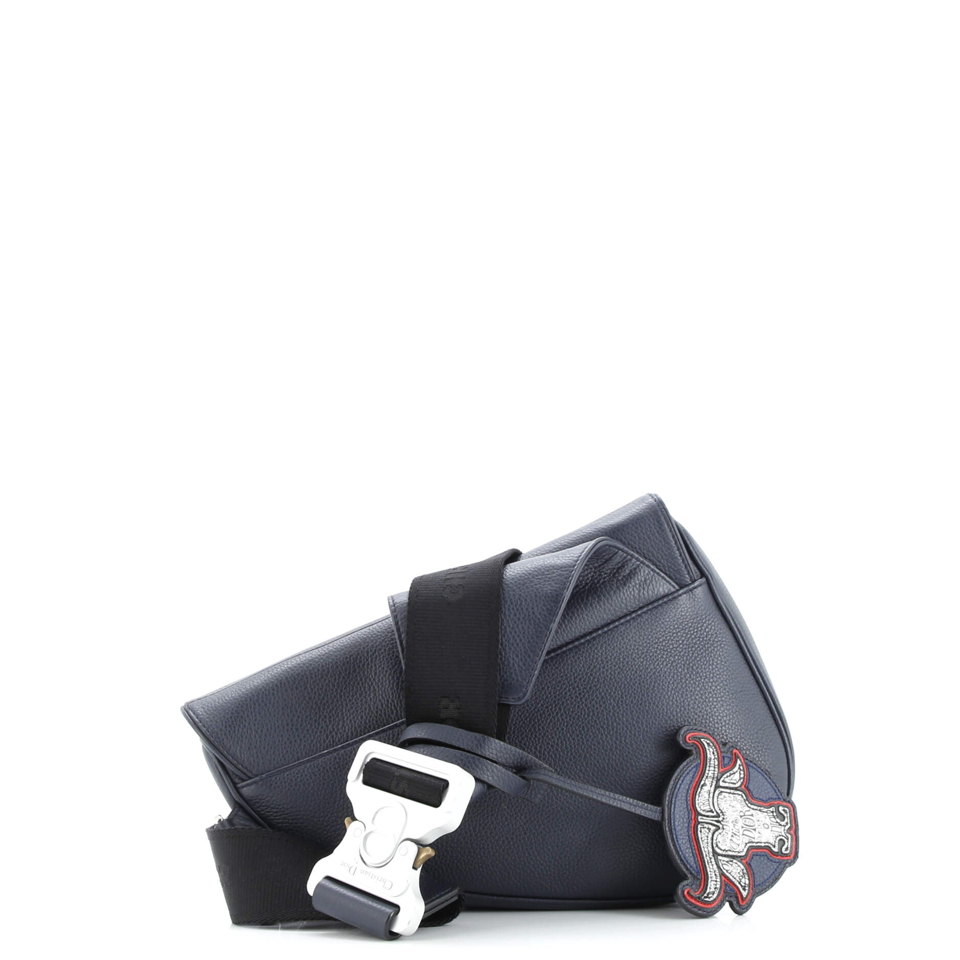 Pre-Loved Christian Dior Shawn Stussy Saddle Crossbody Bag Printed Leather - Image 3