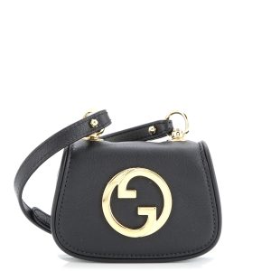 Pre-Loved Gucci Blondie NM Card Case Wallet with Strap Leather