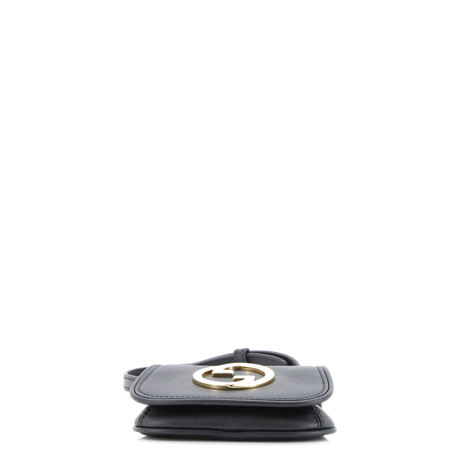 Pre-Loved Gucci Blondie NM Card Case Wallet with Strap Leather - Image 4