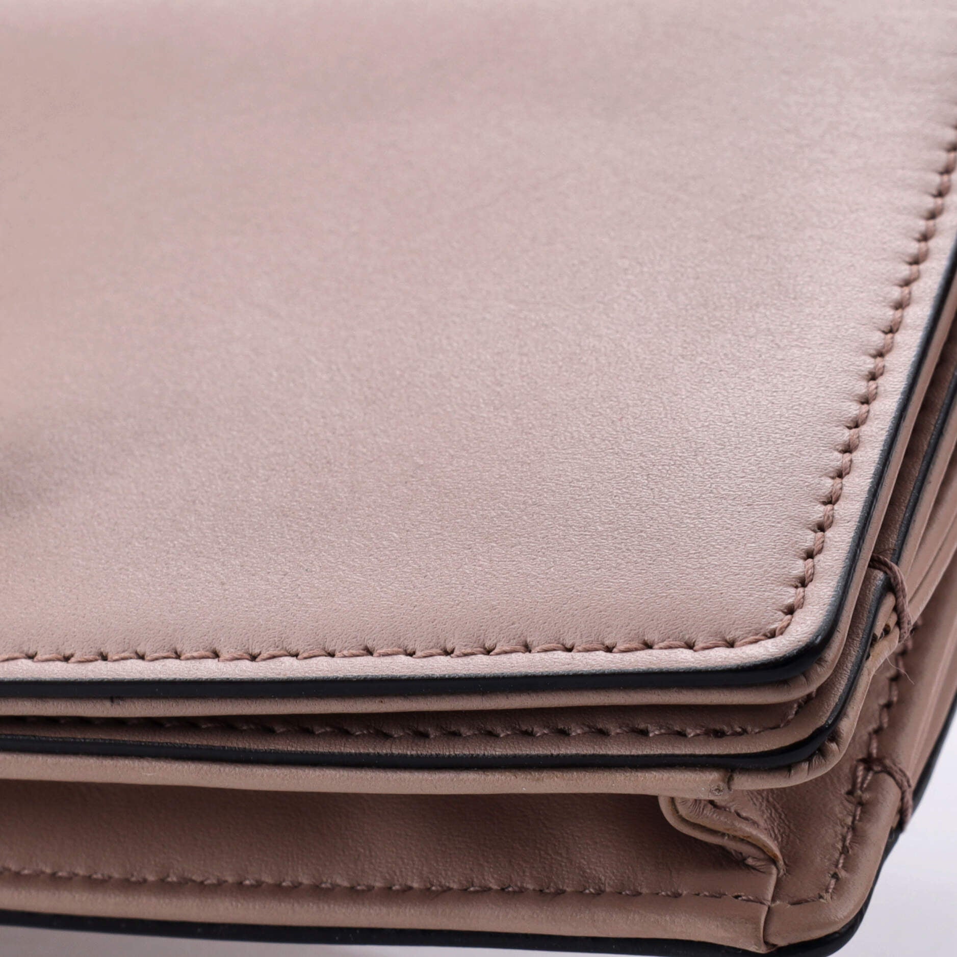 Pre-Loved Christian Dior Bee Clutch Leather - Image 5