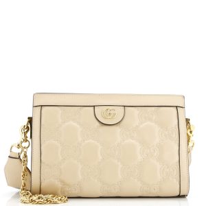 Pre-Loved Gucci GG Shoulder Bag GG Matelasse Leather Small