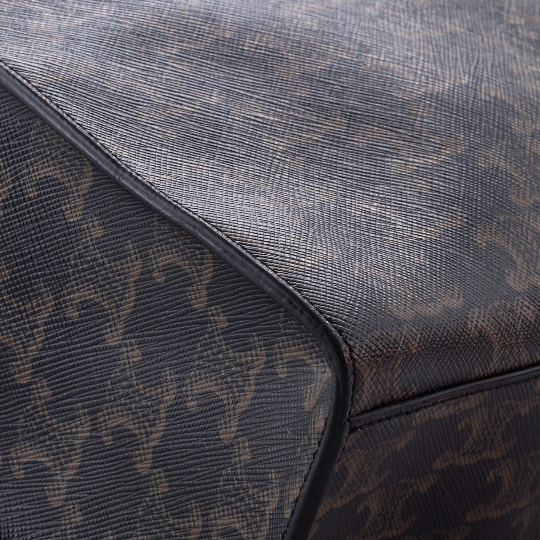 Pre-Loved Celine Vertical Cabas Tote Triomphe Coated Canvas Large - Image 6