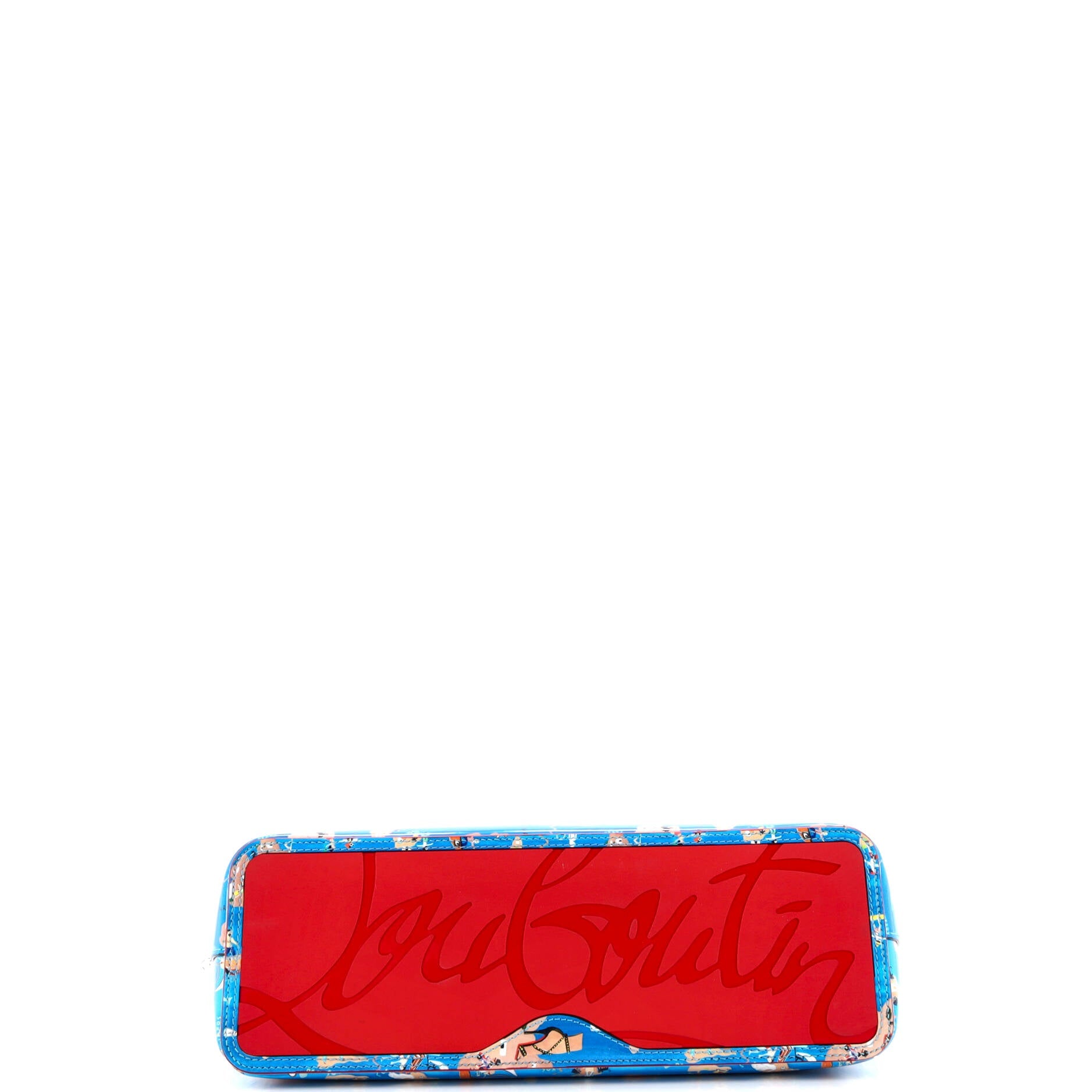 Pre-Loved Christian Louboutin Cabata East West Tote Printed Patent Small - Image 5