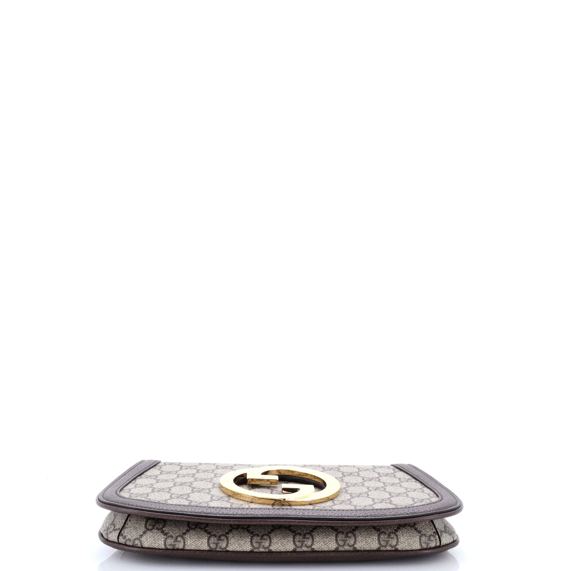 Pre-Loved Gucci Blondie NM Chain Flap Bag GG Coated Canvas Small - Image 4