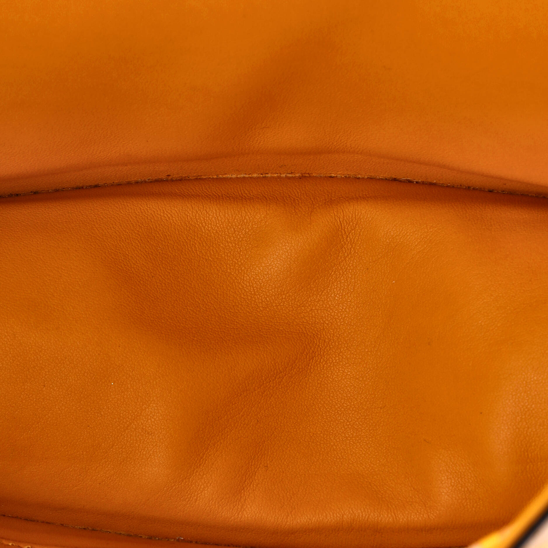 Pre-Loved Valentino 1973 Glam Lock Shoulder Bag Striped Leather Medium - Image 5