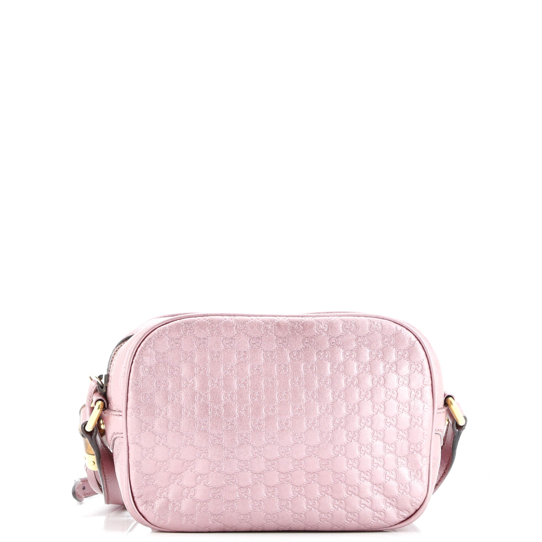 Pre-Loved Gucci Sunshine Disco Crossbody Bag Microguccissima Leather Small