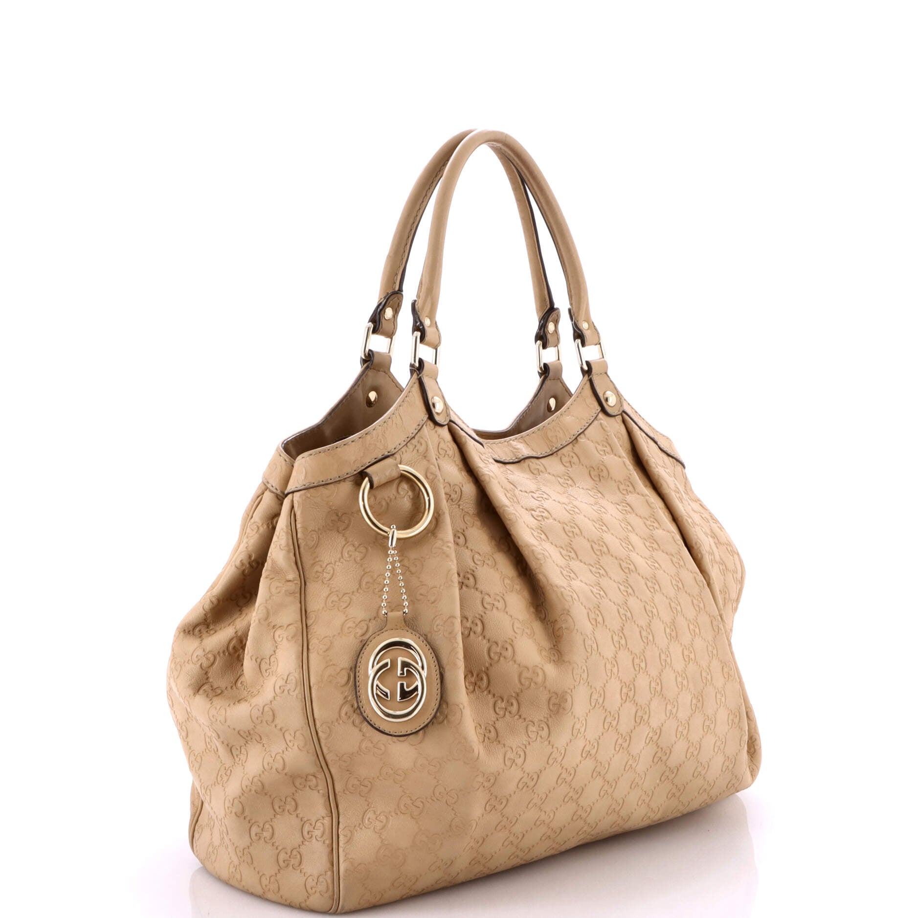 Pre-Loved Gucci Sukey Tote Guccissima Leather Large - Image 2