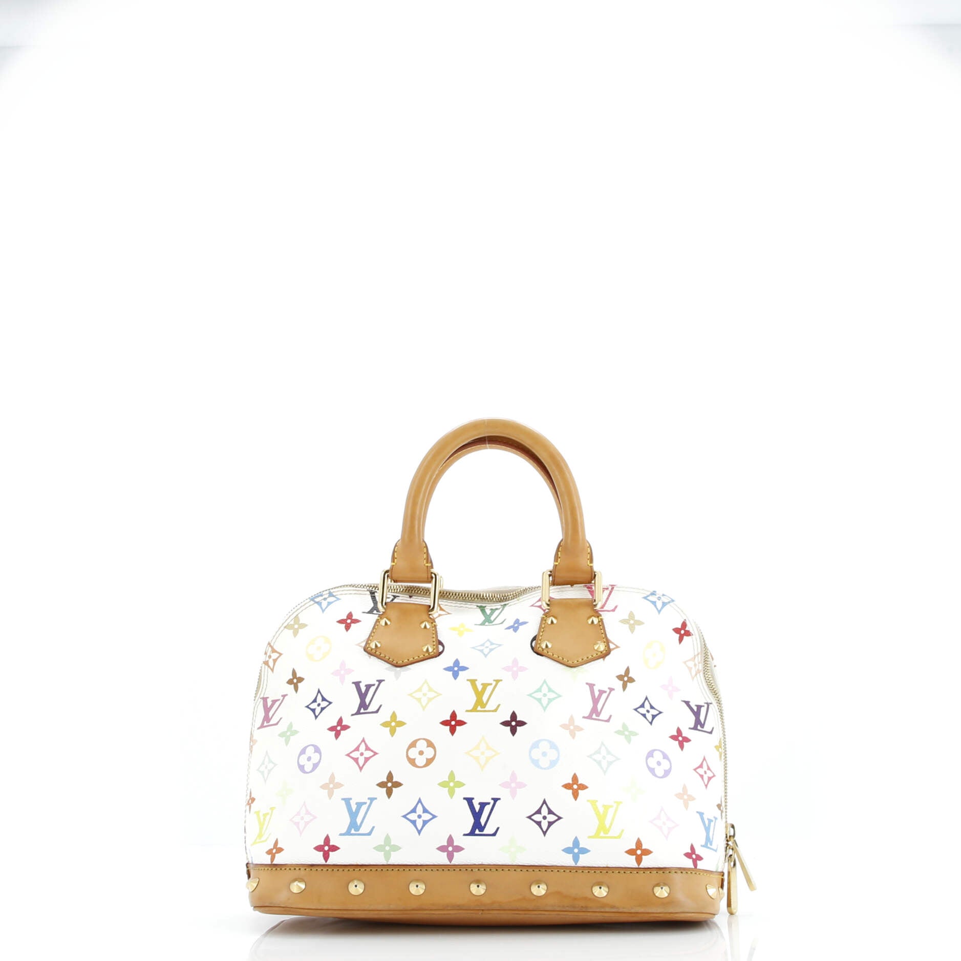 Pre-Loved Louis Vuitton Alma Handbag Monogram Multicolor PM - Image 3