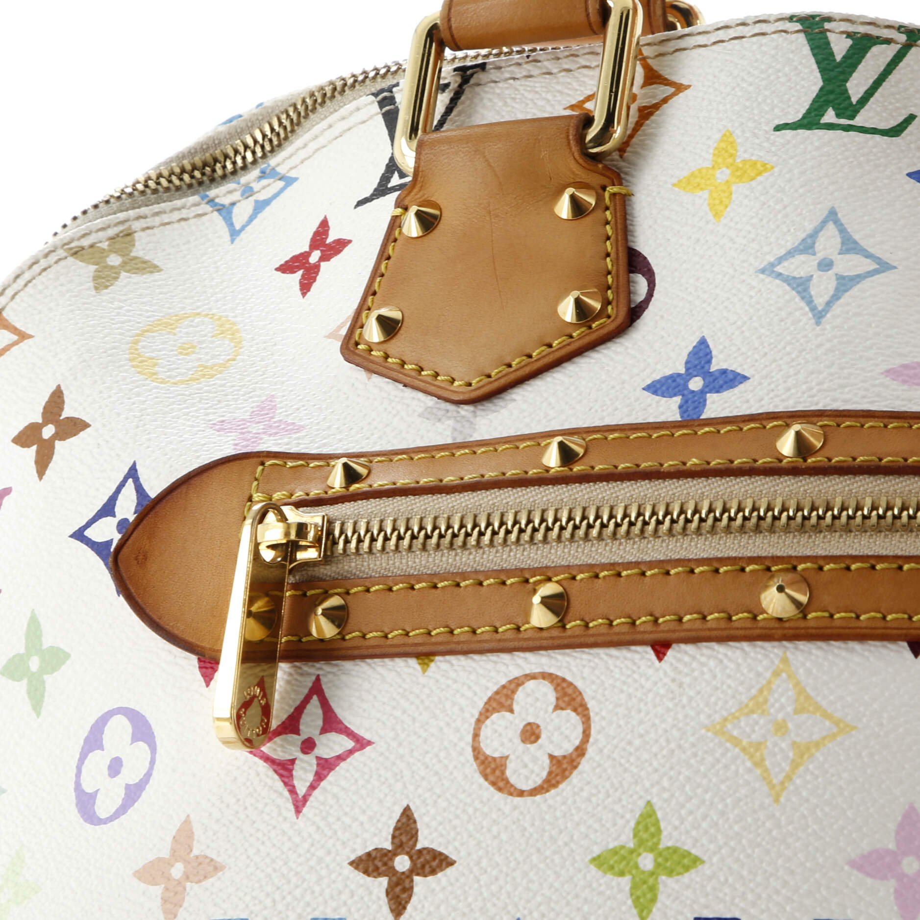 Pre-Loved Louis Vuitton Alma Handbag Monogram Multicolor PM - Image 8