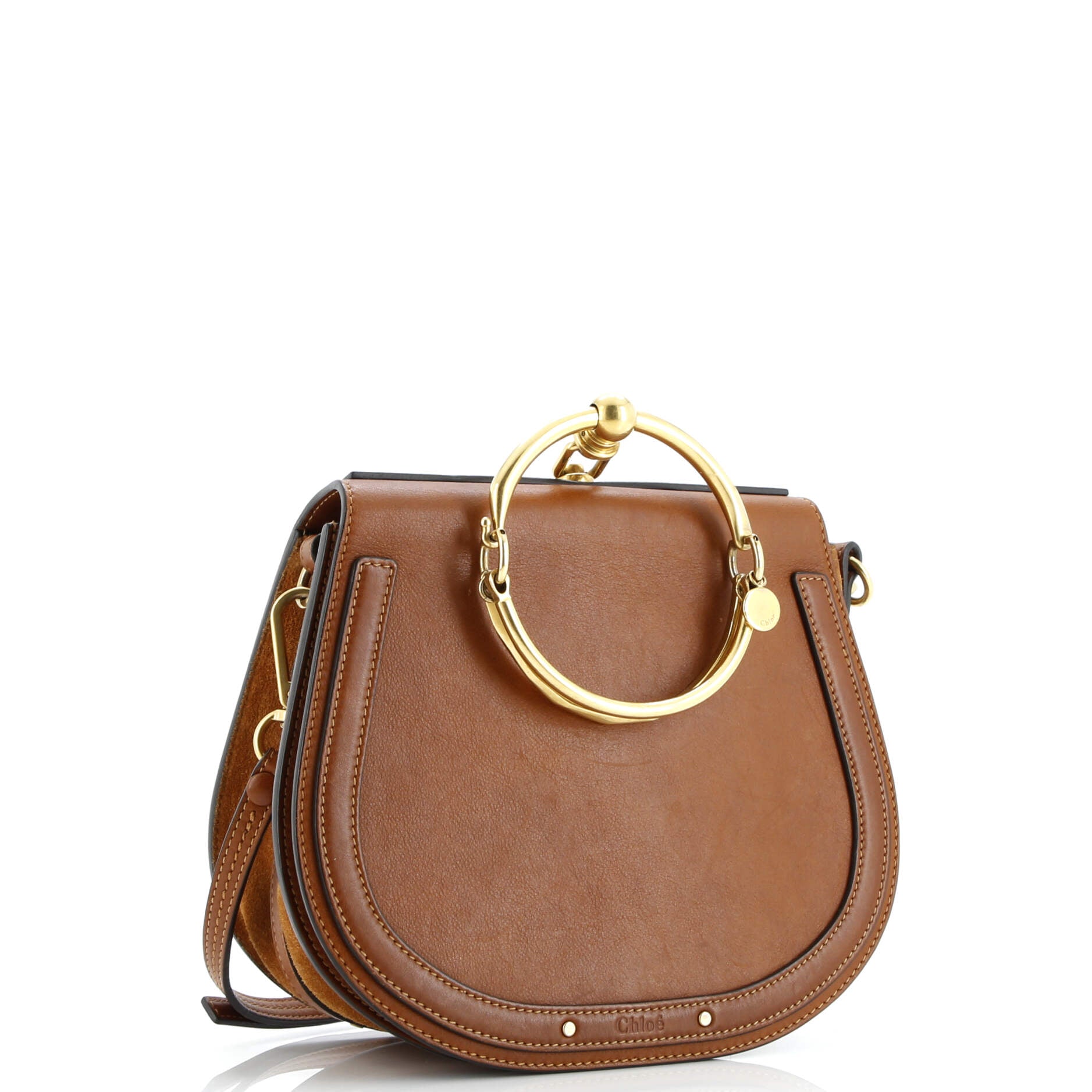 Pre-Loved Chloe Nile Crossbody Bag Leather Medium - Image 2
