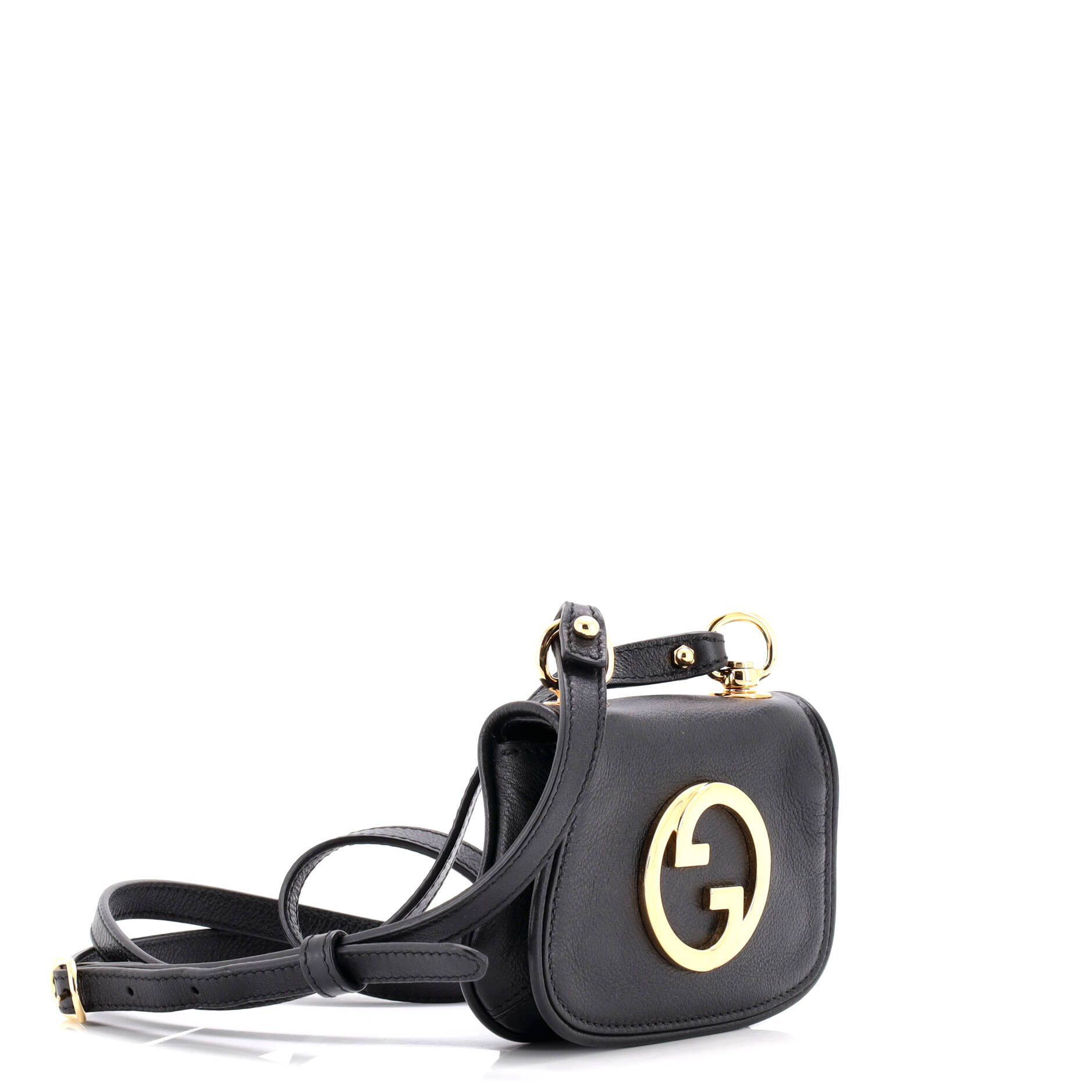 Pre-Loved Gucci Blondie NM Card Case Wallet with Strap Leather - Image 2