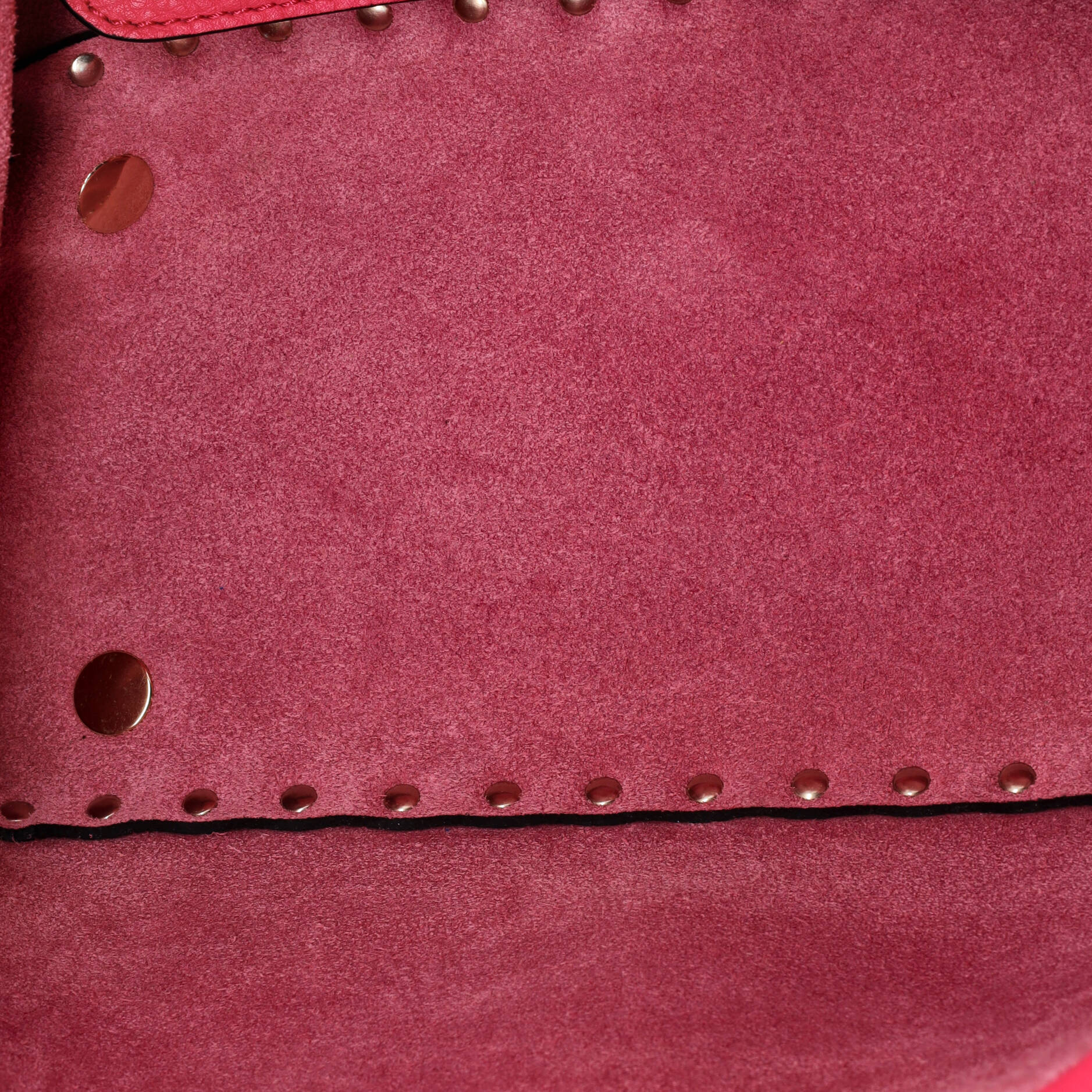 Pre-Loved Valentino Rockstud Tote Pebbled Leather Small - Image 5