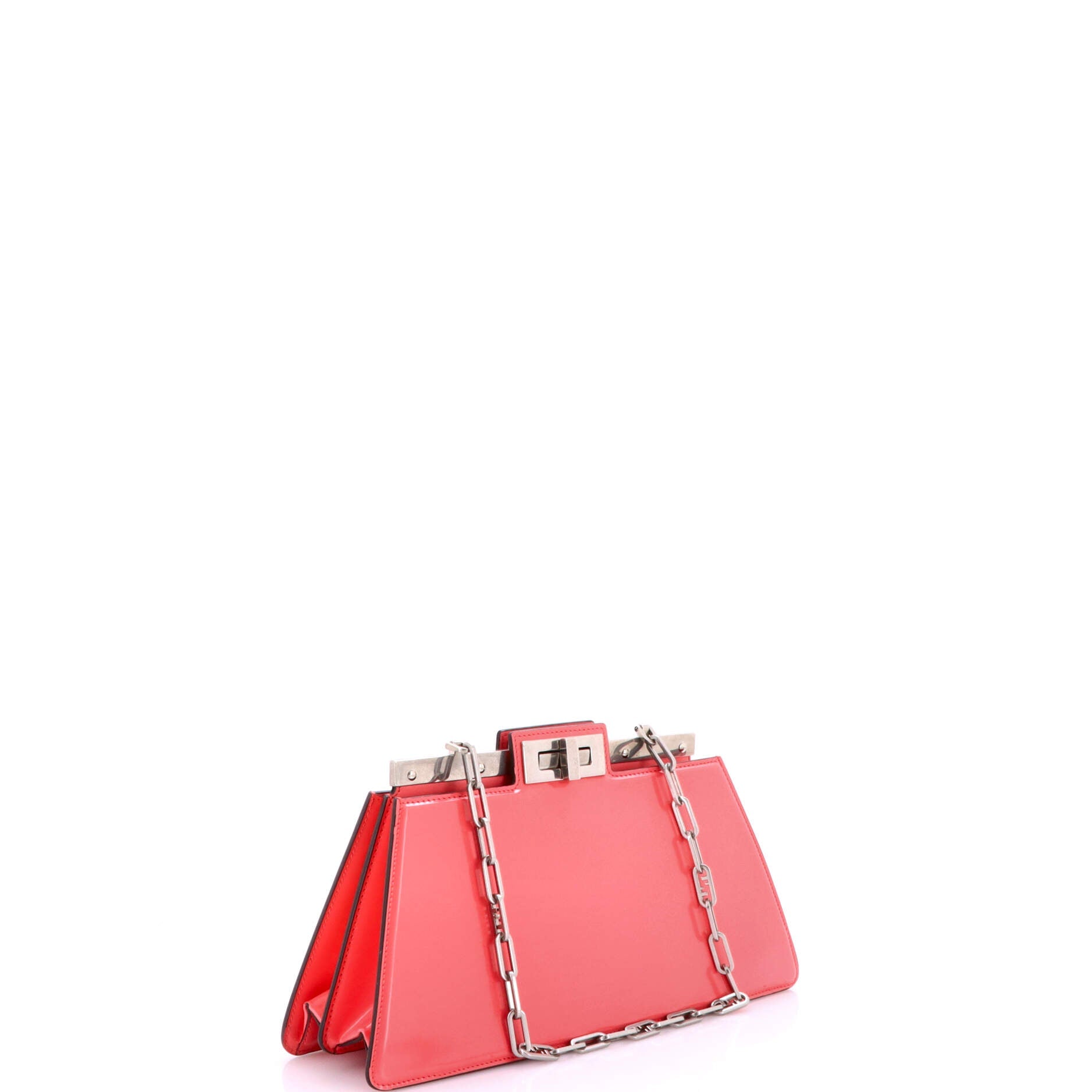 Pre-Loved Fendi Peekaboo Cut Bag Leather Medium - Image 2