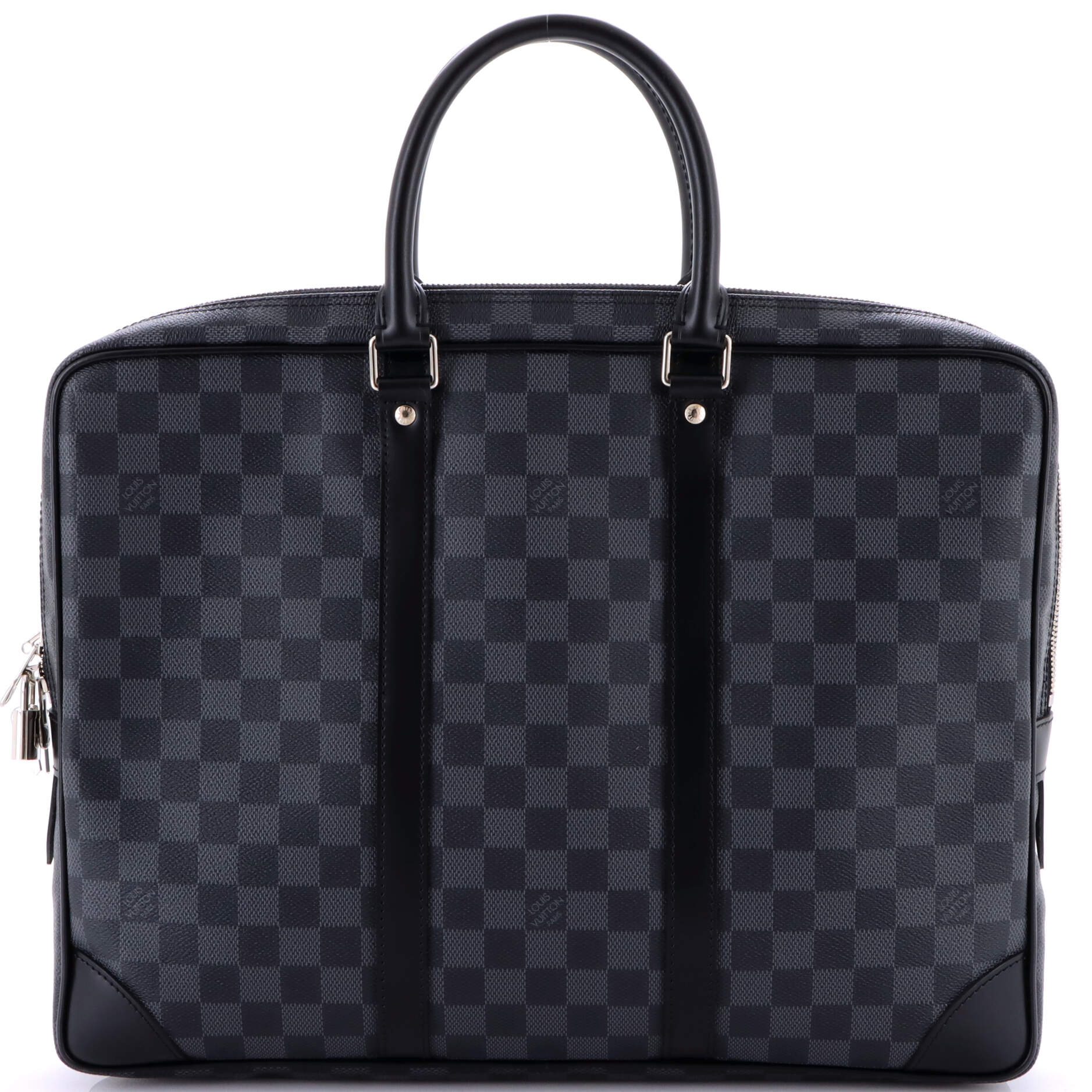 Pre-Loved Louis Vuitton Porte-Documents Voyage Briefcase Damier Graphite