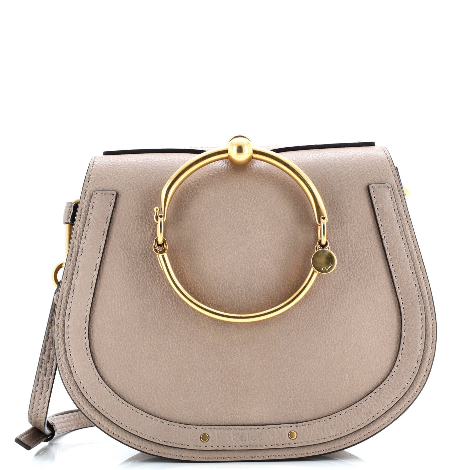 Pre-Loved Chloe Nile Crossbody Bag Leather Medium