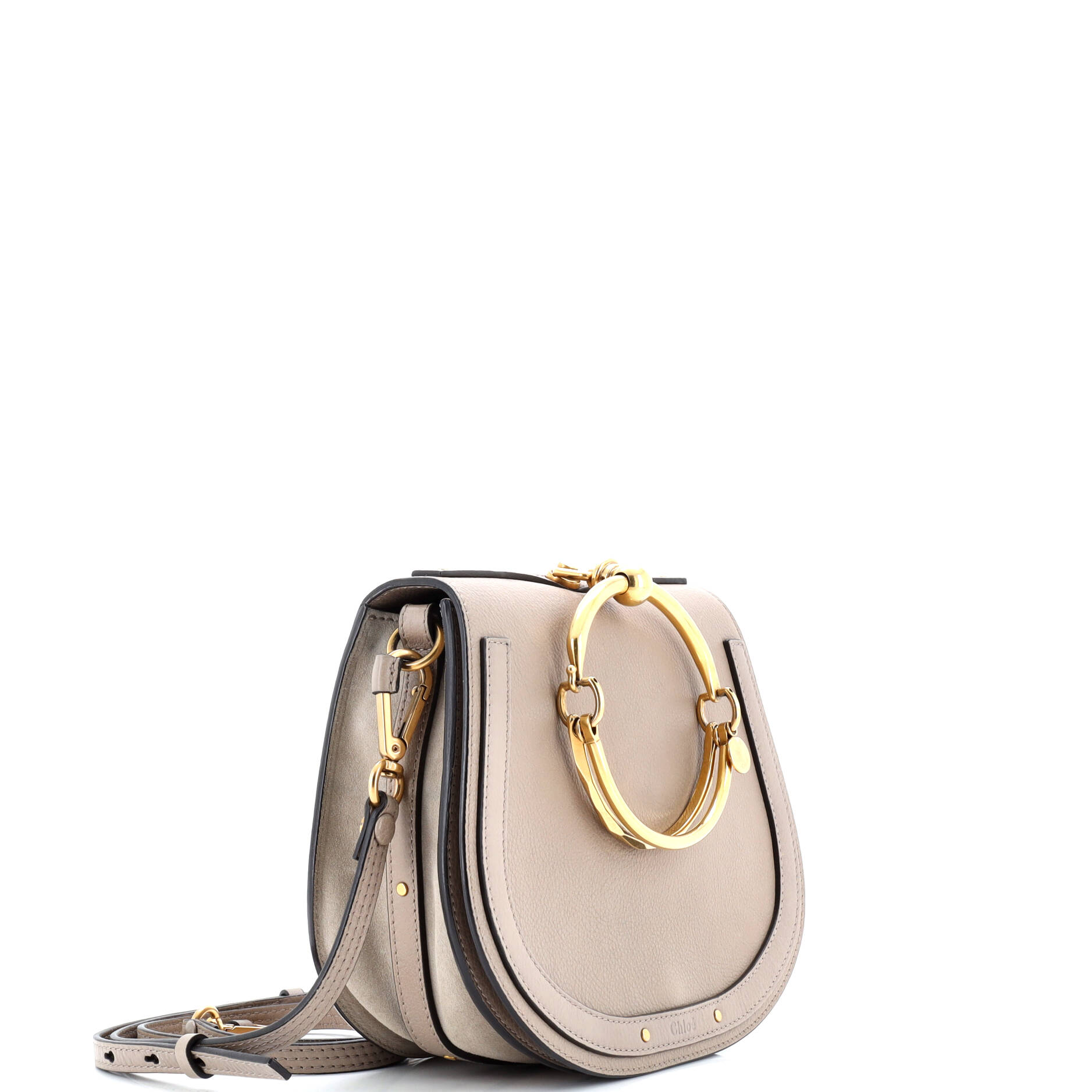 Pre-Loved Chloe Nile Crossbody Bag Leather Medium - Image 2