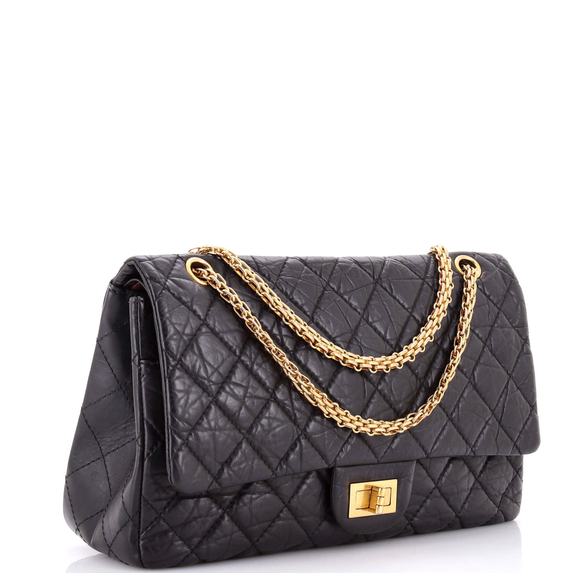 Pre-Loved Chanel Reissue 2.55 Flap Bag Quilted Aged Calfskin 227 - Image 2