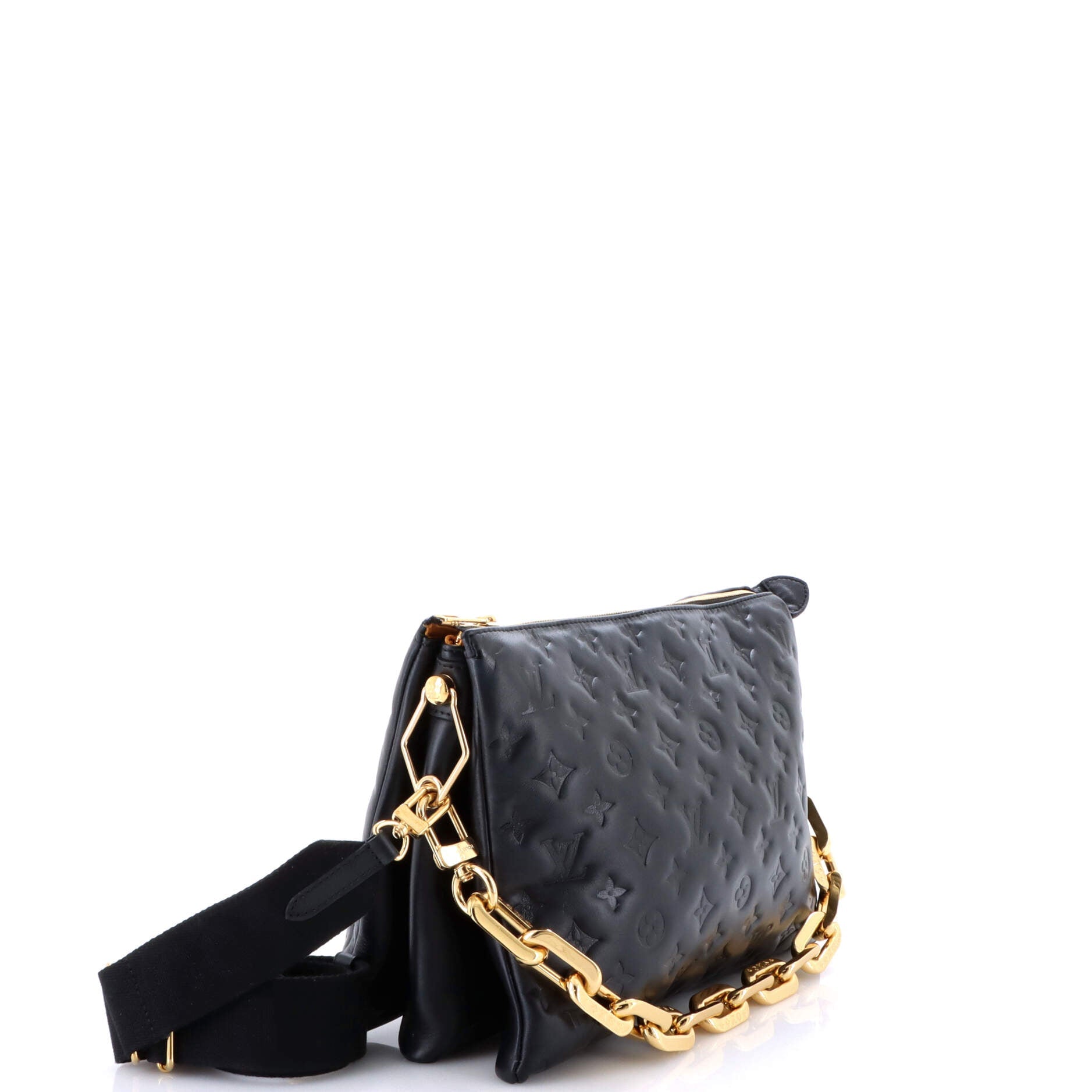 Pre-Loved Louis Vuitton Coussin Bag Monogram Embossed Lambskin MM - Image 2